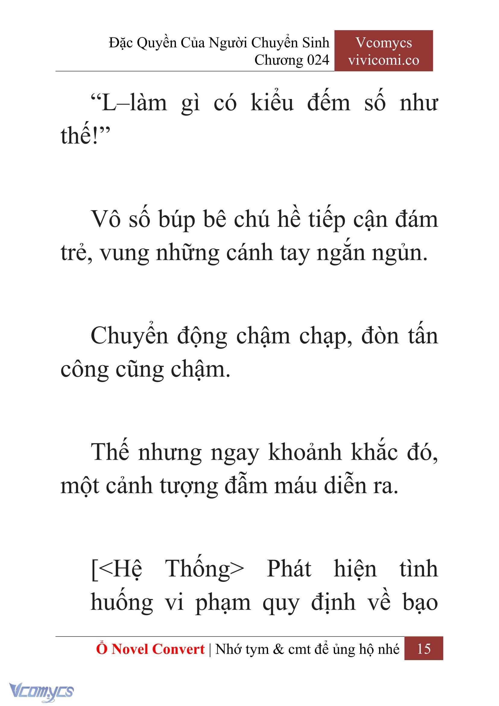 [Novel] Đặc Quyền Của Người Chuyển Sinh Chapter 24 - Trang 18