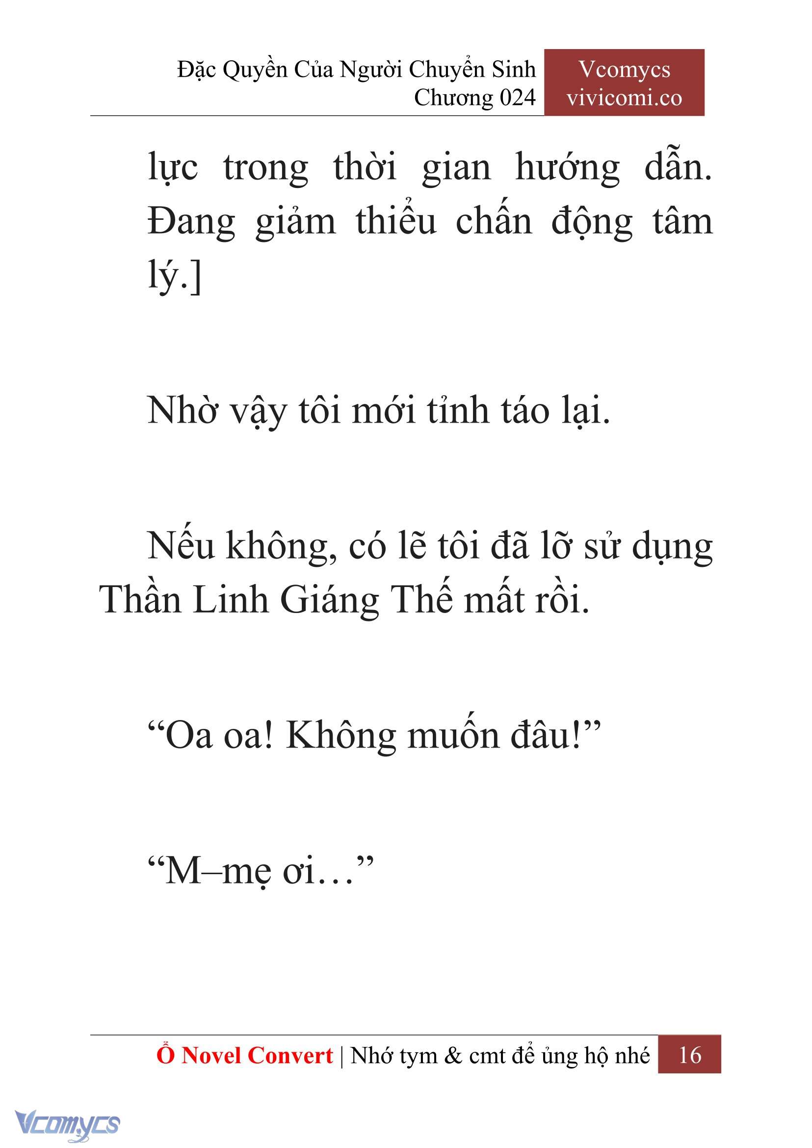 [Novel] Đặc Quyền Của Người Chuyển Sinh Chapter 24 - Trang 19