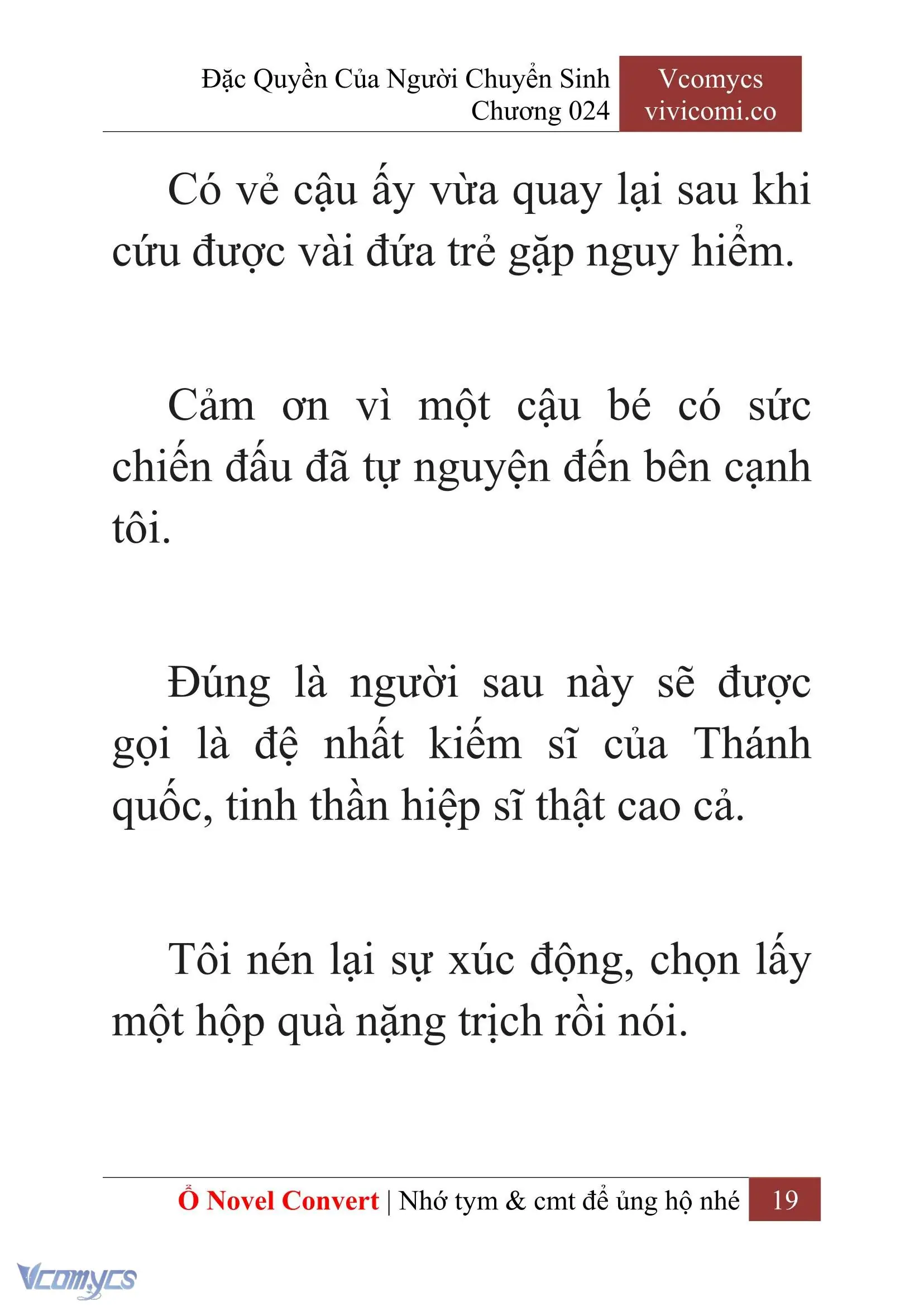 [Novel] Đặc Quyền Của Người Chuyển Sinh Chapter 24 - Trang 22
