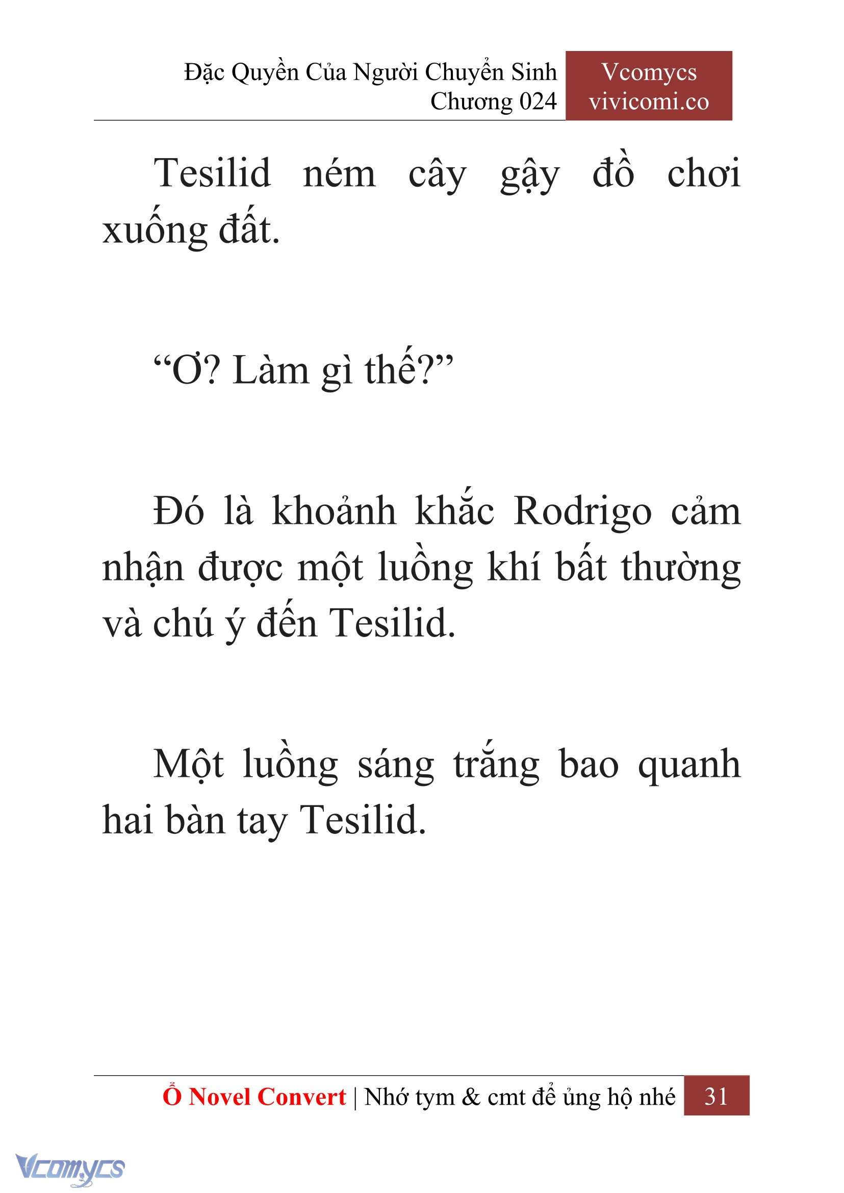 [Novel] Đặc Quyền Của Người Chuyển Sinh Chapter 24 - Trang 34