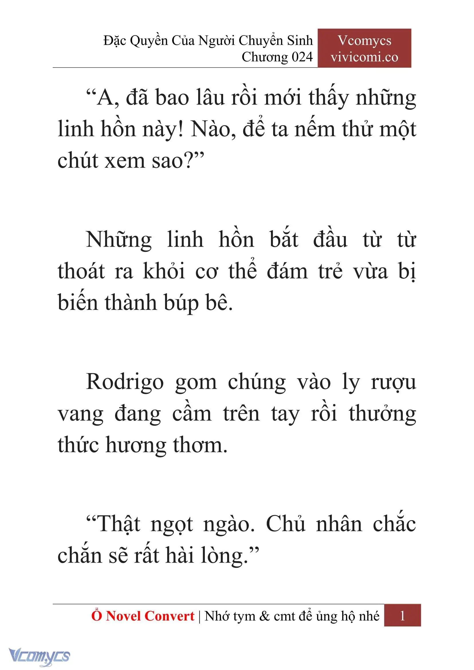 [Novel] Đặc Quyền Của Người Chuyển Sinh Chapter 24 - Trang 4
