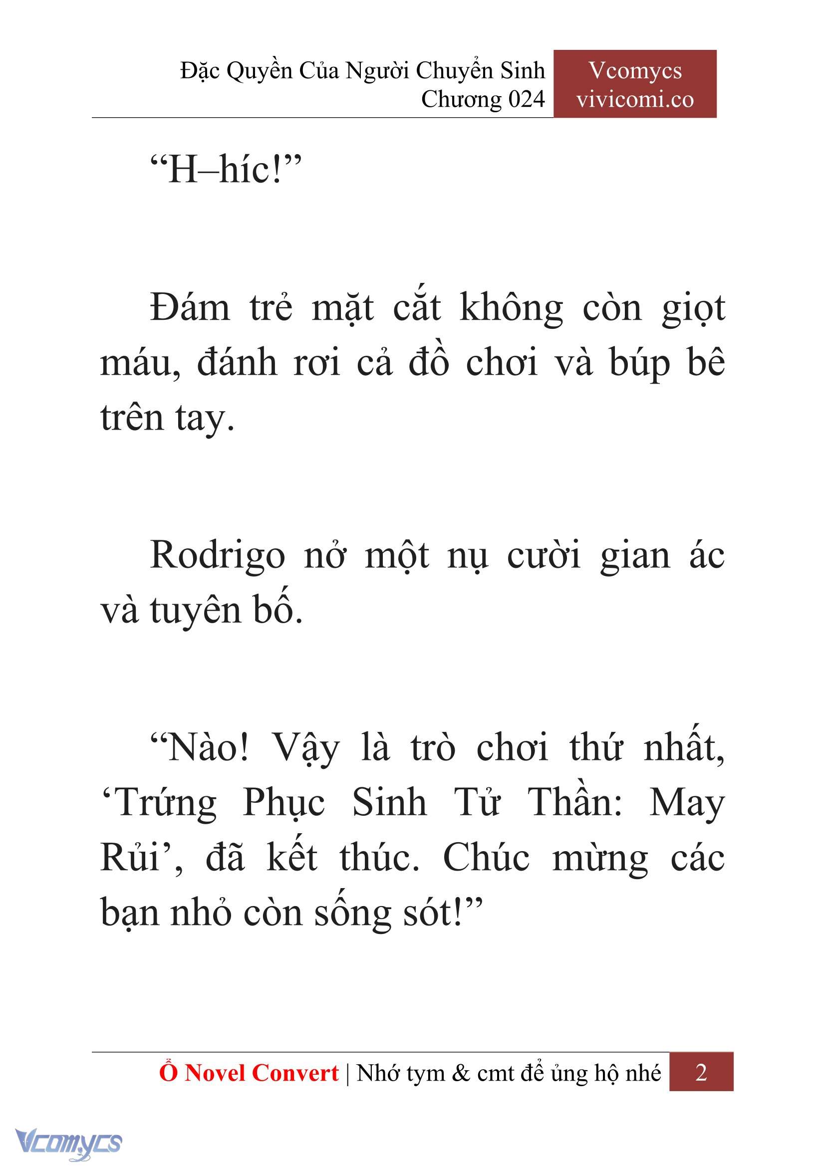 [Novel] Đặc Quyền Của Người Chuyển Sinh Chapter 24 - Trang 5