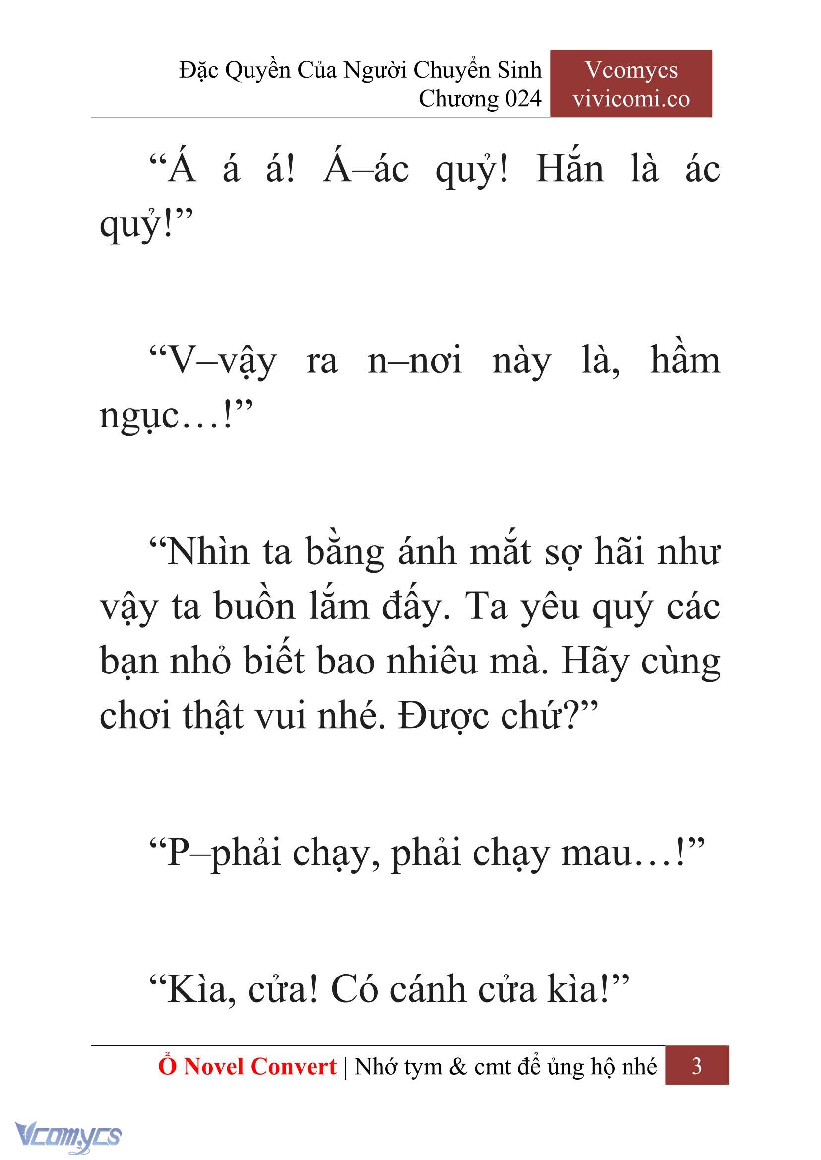 [Novel] Đặc Quyền Của Người Chuyển Sinh Chapter 24 - Trang 6