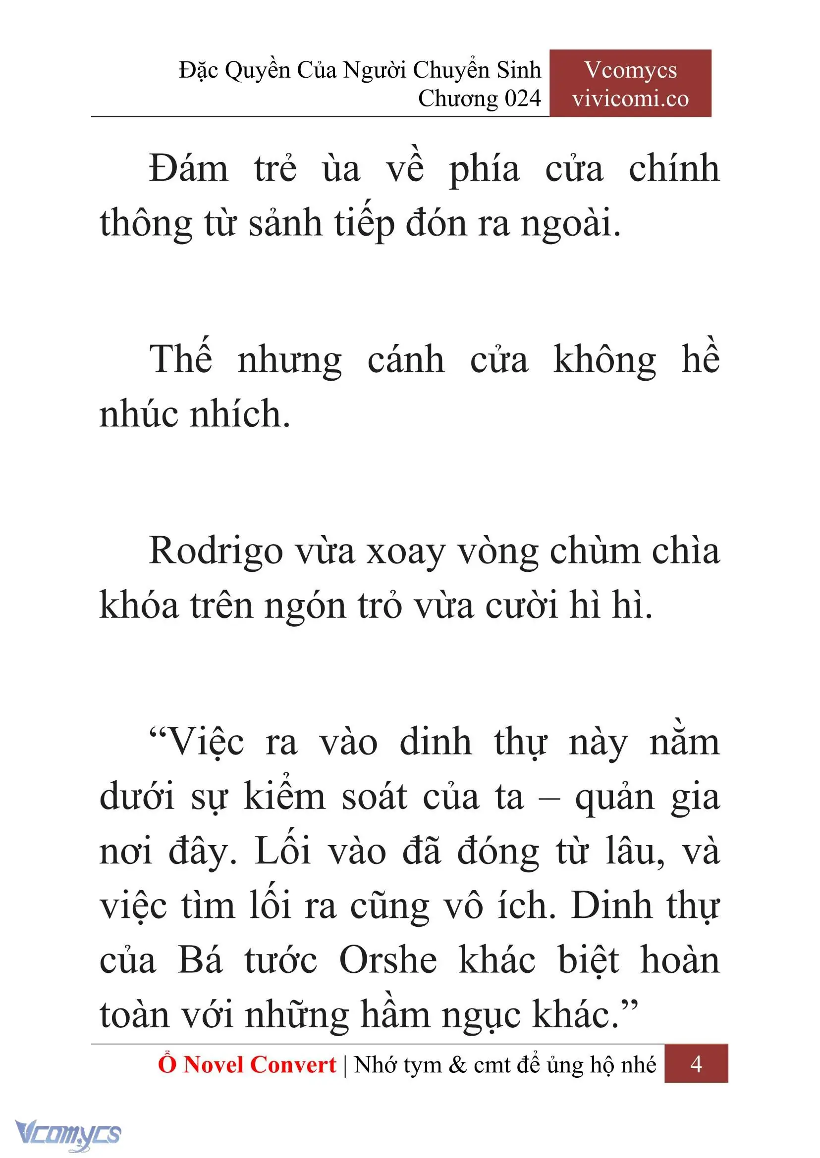 [Novel] Đặc Quyền Của Người Chuyển Sinh Chapter 24 - Trang 7