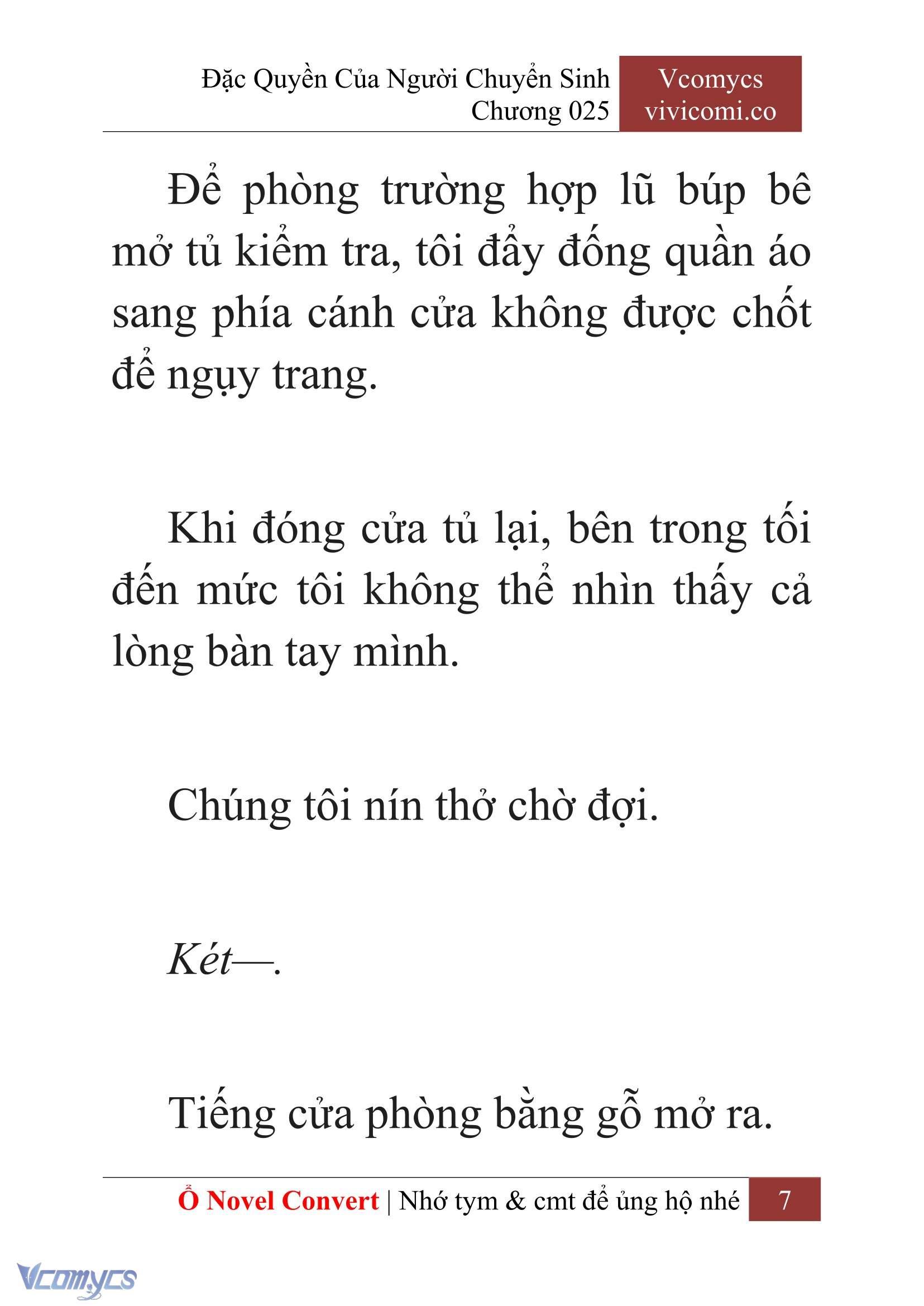 [Novel] Đặc Quyền Của Người Chuyển Sinh Chapter 25 - Trang 9