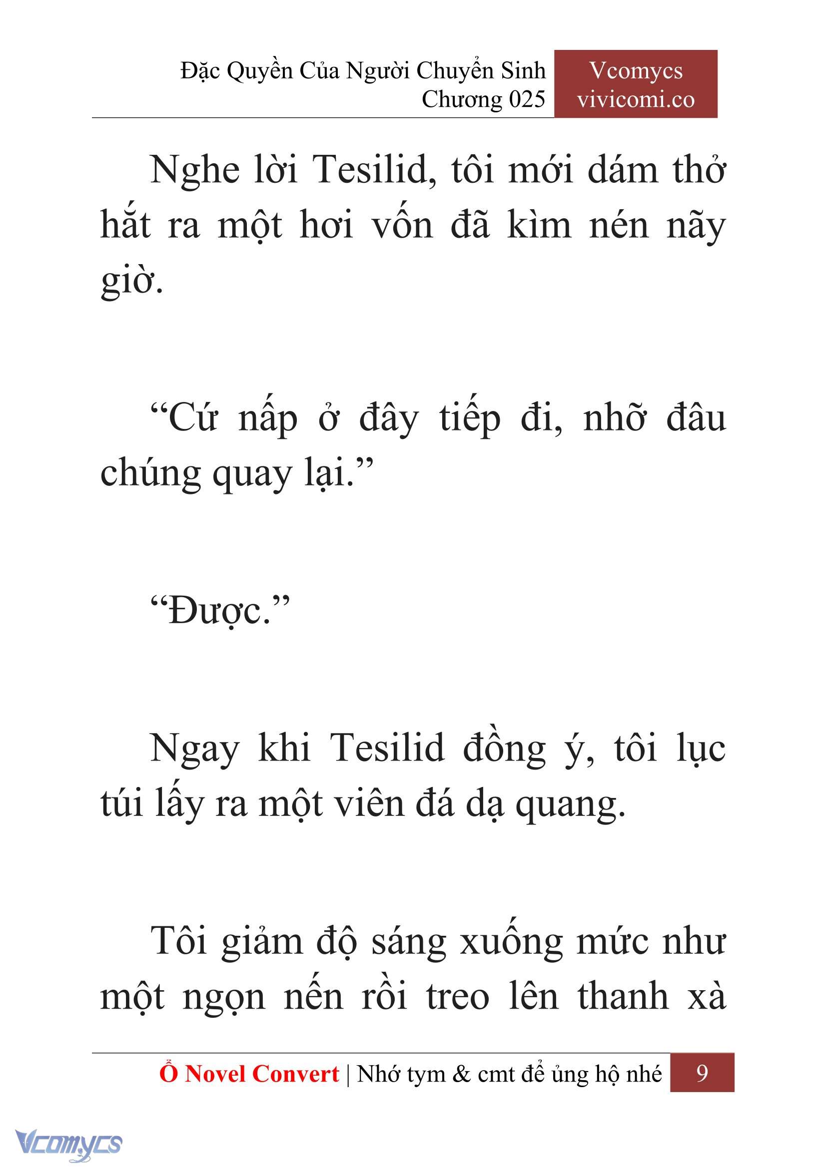 [Novel] Đặc Quyền Của Người Chuyển Sinh Chapter 25 - Trang 11