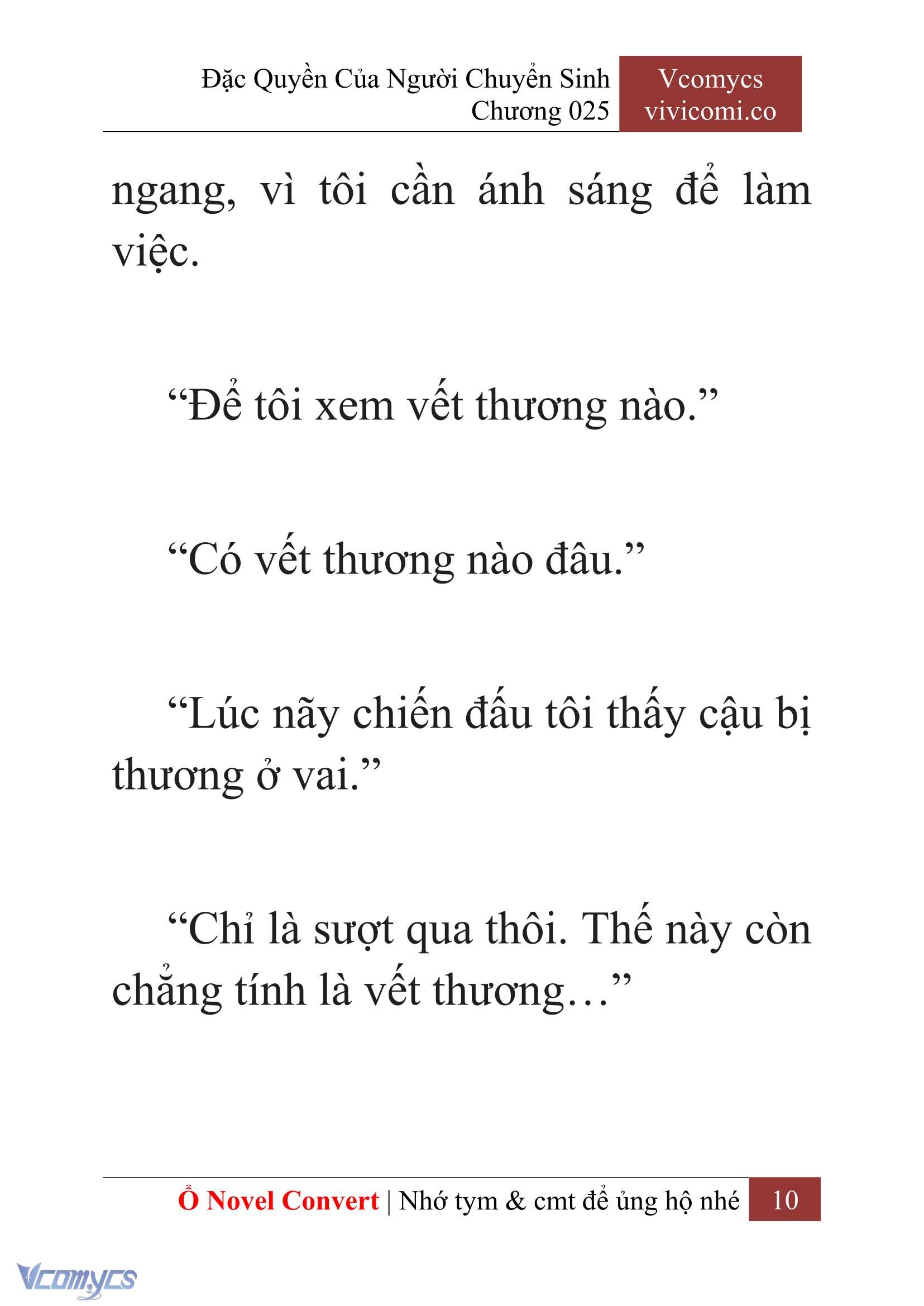 [Novel] Đặc Quyền Của Người Chuyển Sinh Chapter 25 - Trang 12