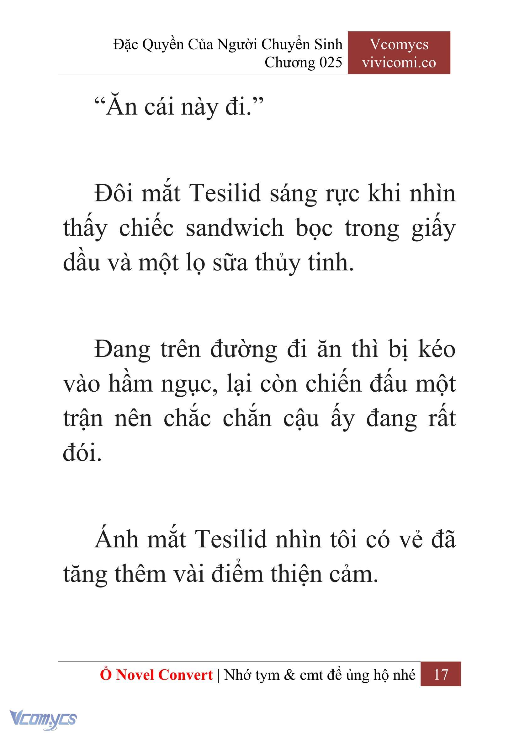 [Novel] Đặc Quyền Của Người Chuyển Sinh Chapter 25 - Trang 19