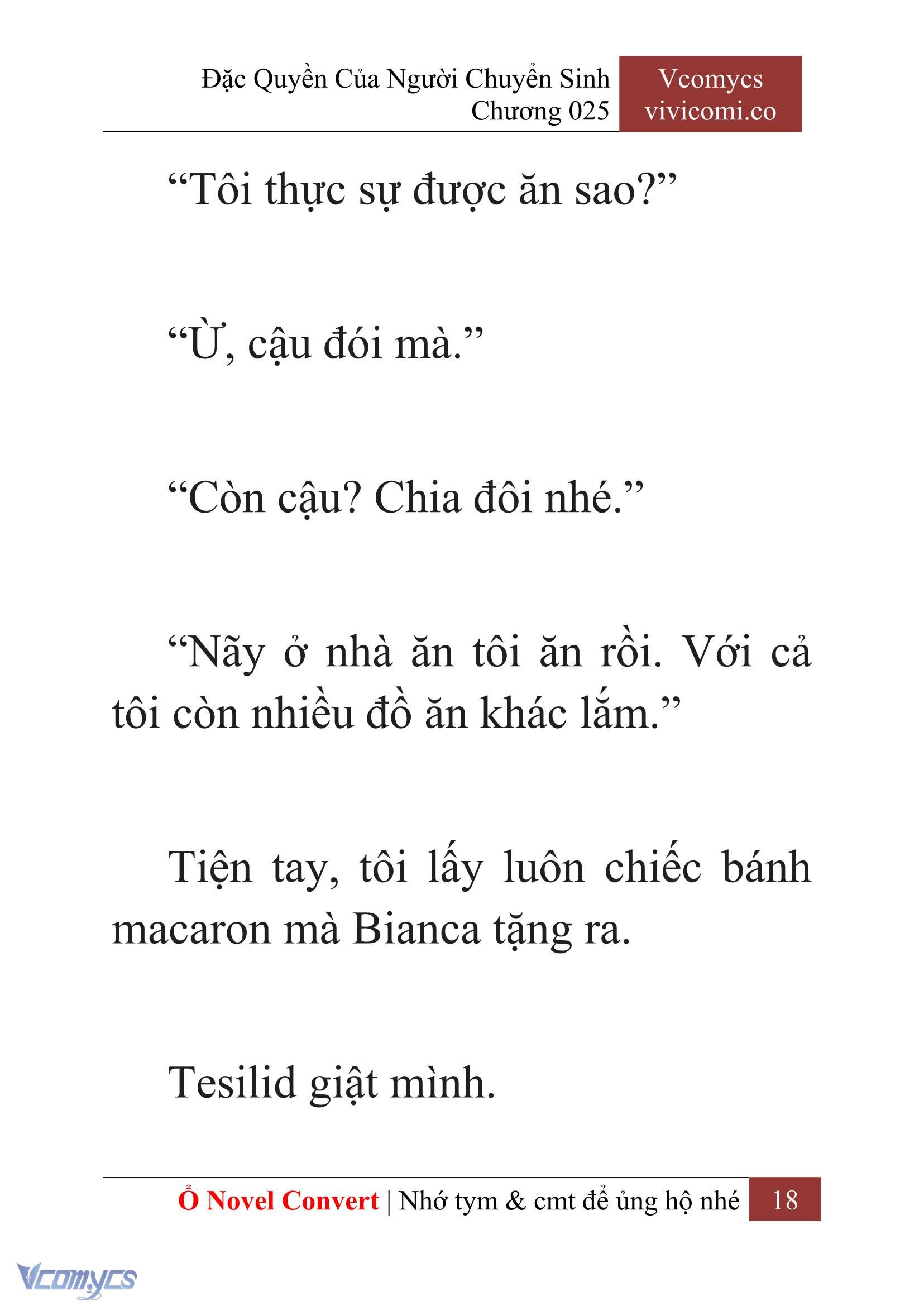 [Novel] Đặc Quyền Của Người Chuyển Sinh Chapter 25 - Trang 20