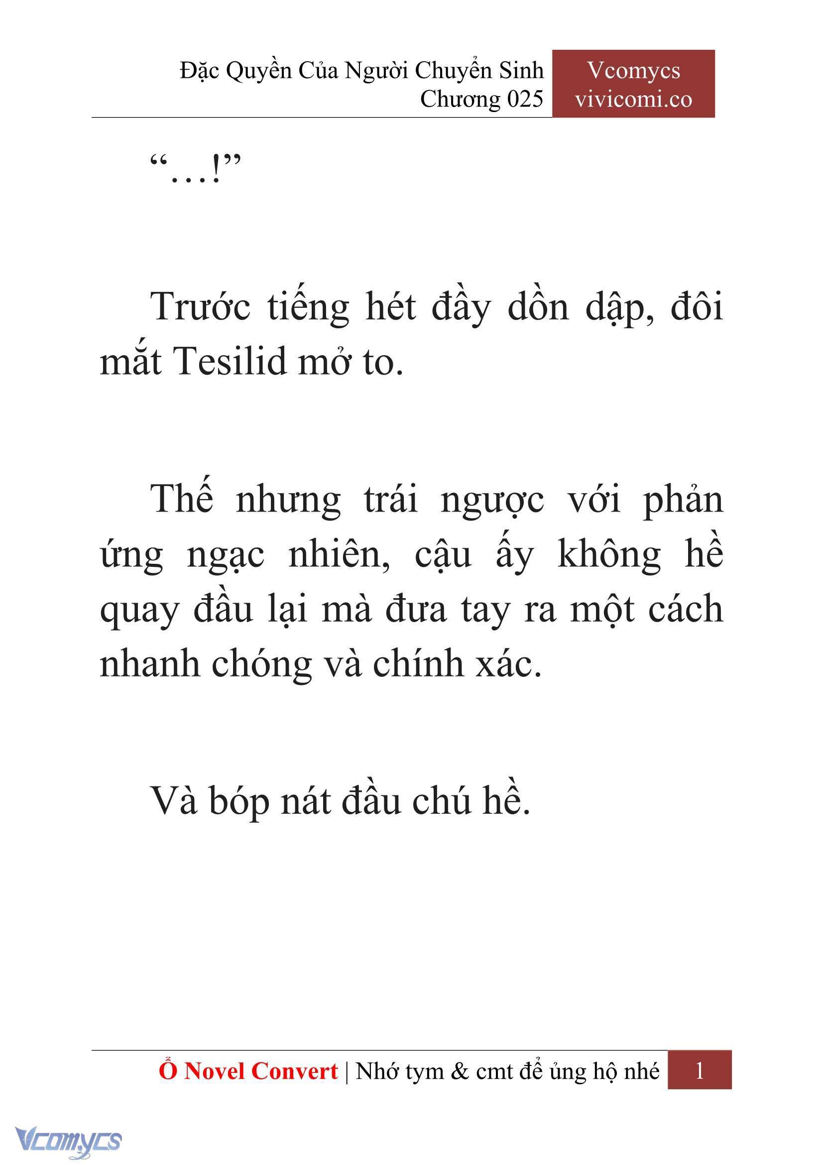 [Novel] Đặc Quyền Của Người Chuyển Sinh Chapter 25 - Trang 4
