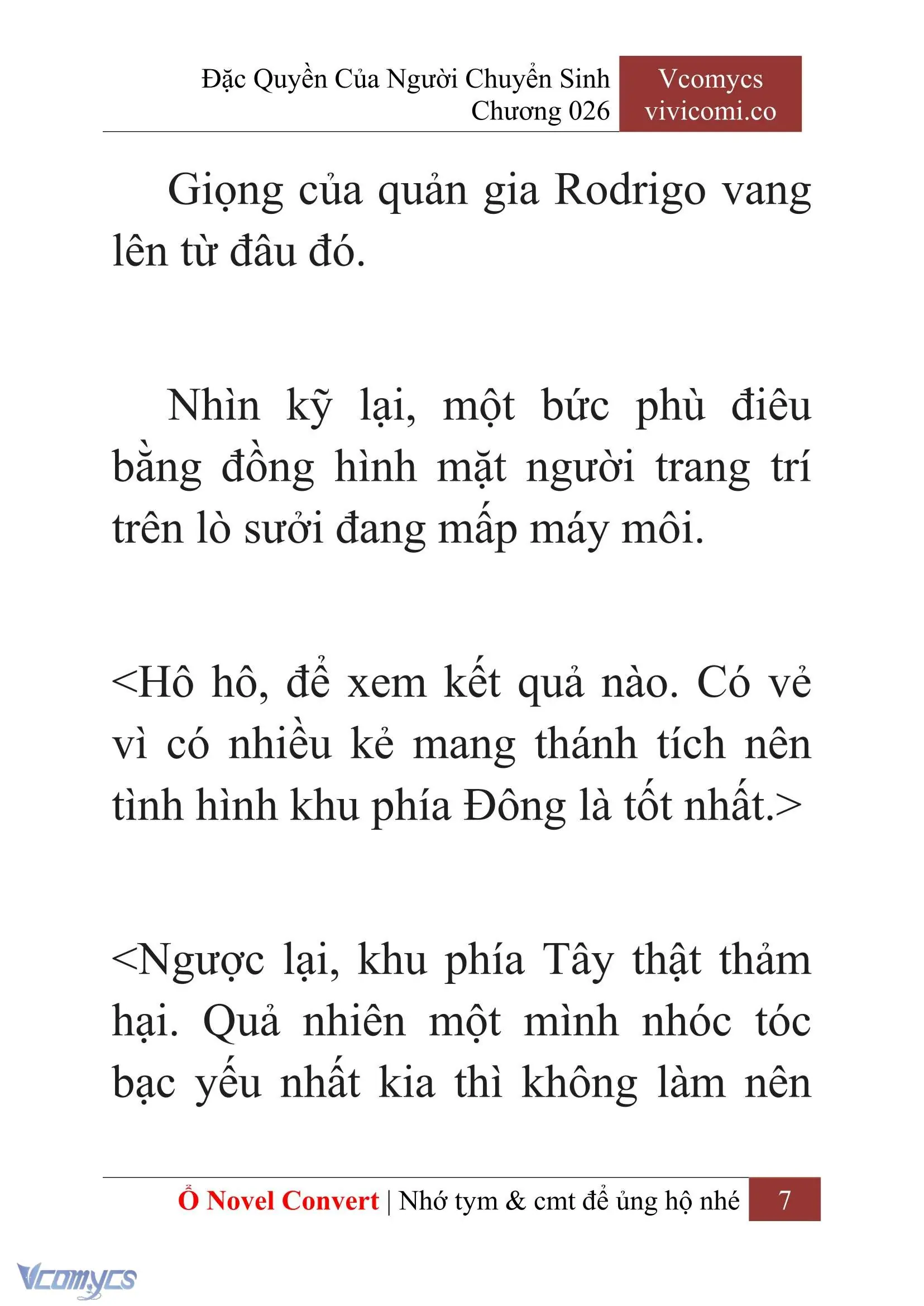 [Novel] Đặc Quyền Của Người Chuyển Sinh Chapter 26 - Trang 10
