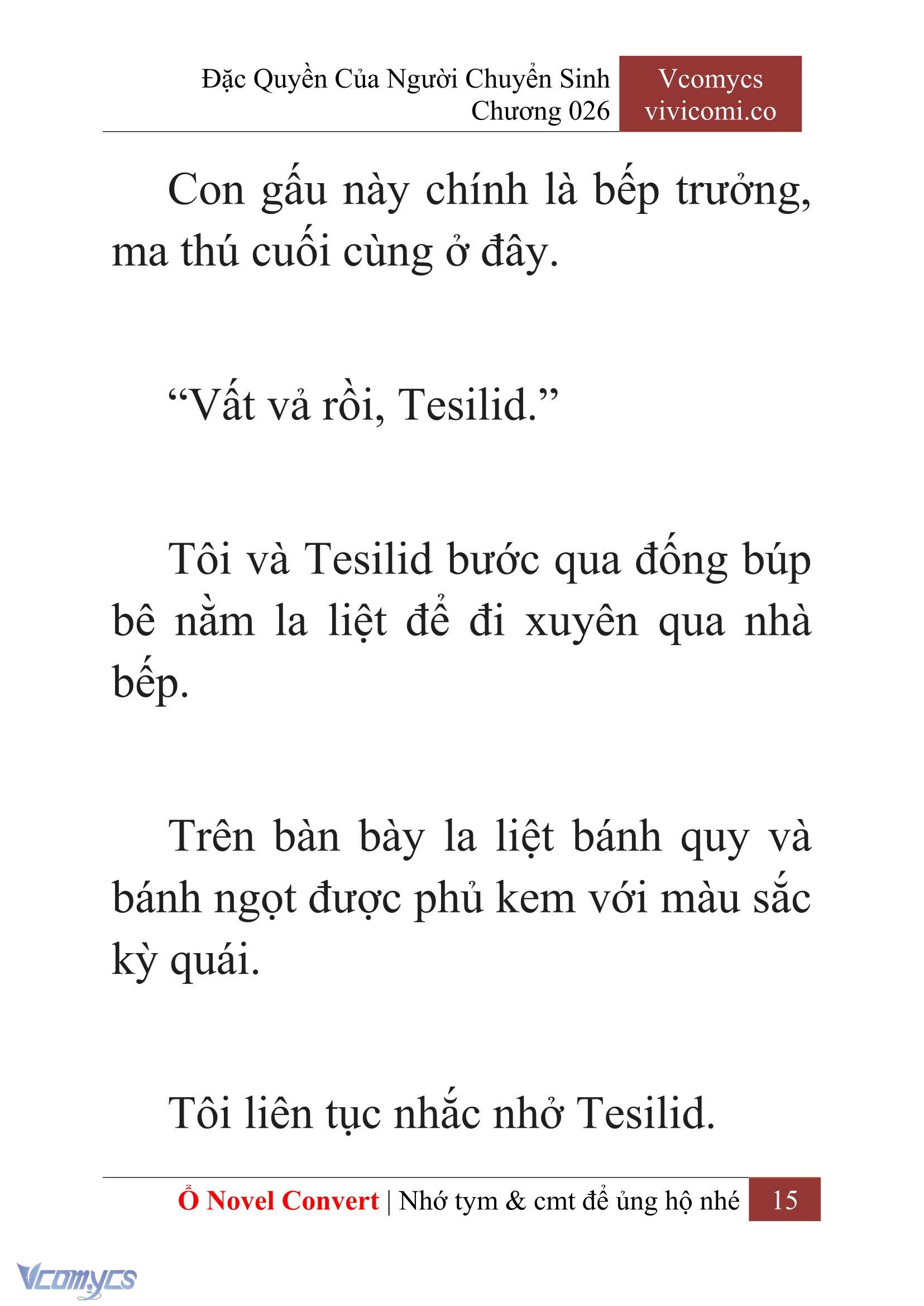 [Novel] Đặc Quyền Của Người Chuyển Sinh Chapter 26 - Trang 18