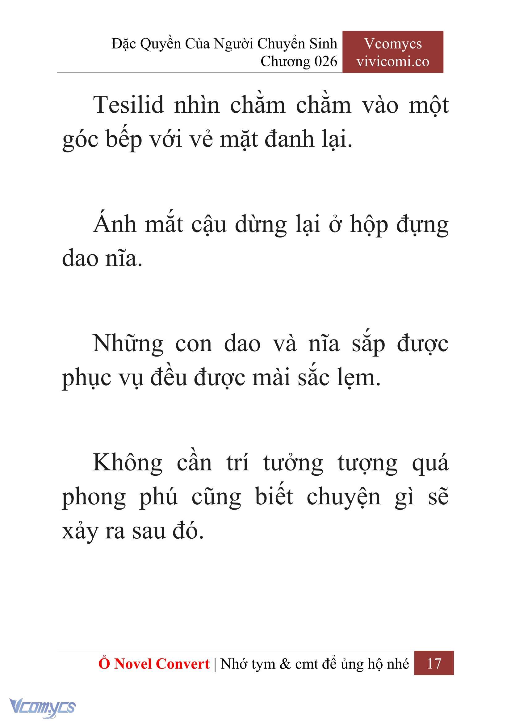 [Novel] Đặc Quyền Của Người Chuyển Sinh Chapter 26 - Trang 20