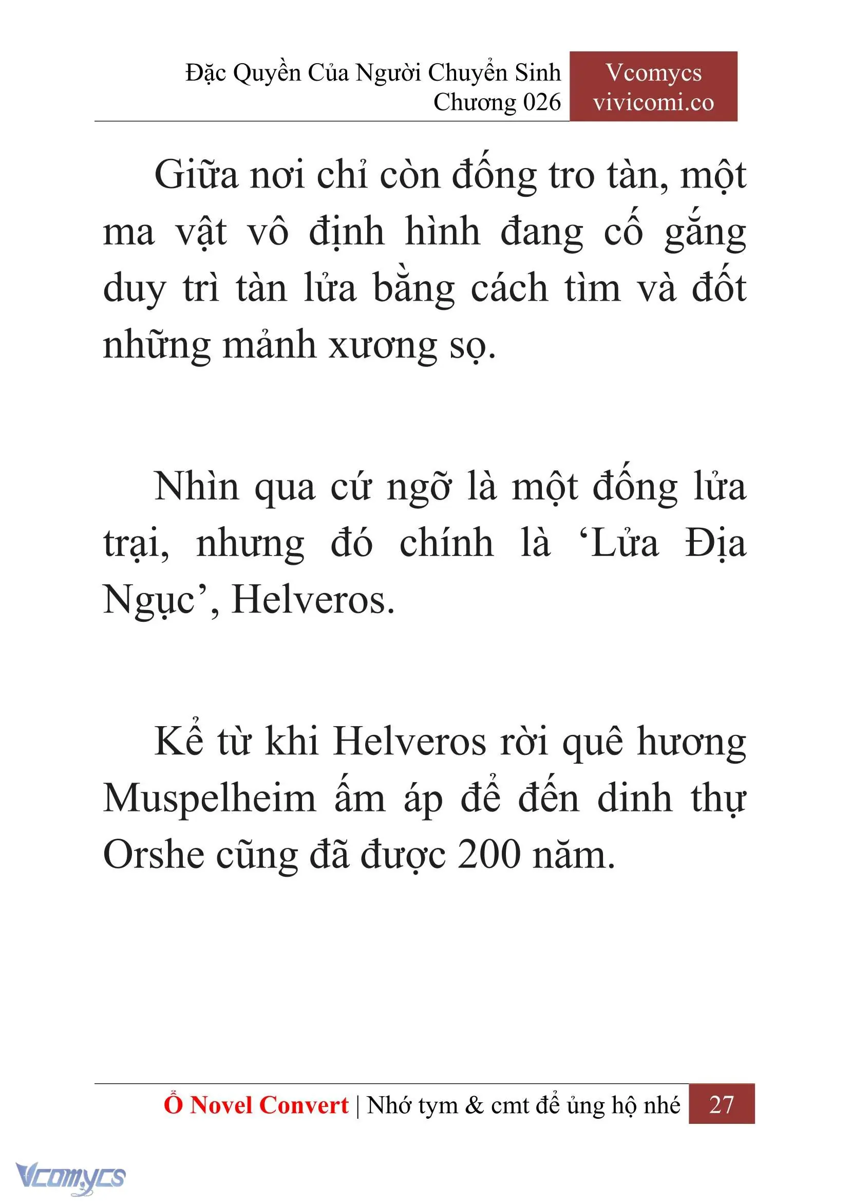 [Novel] Đặc Quyền Của Người Chuyển Sinh Chapter 26 - Trang 30