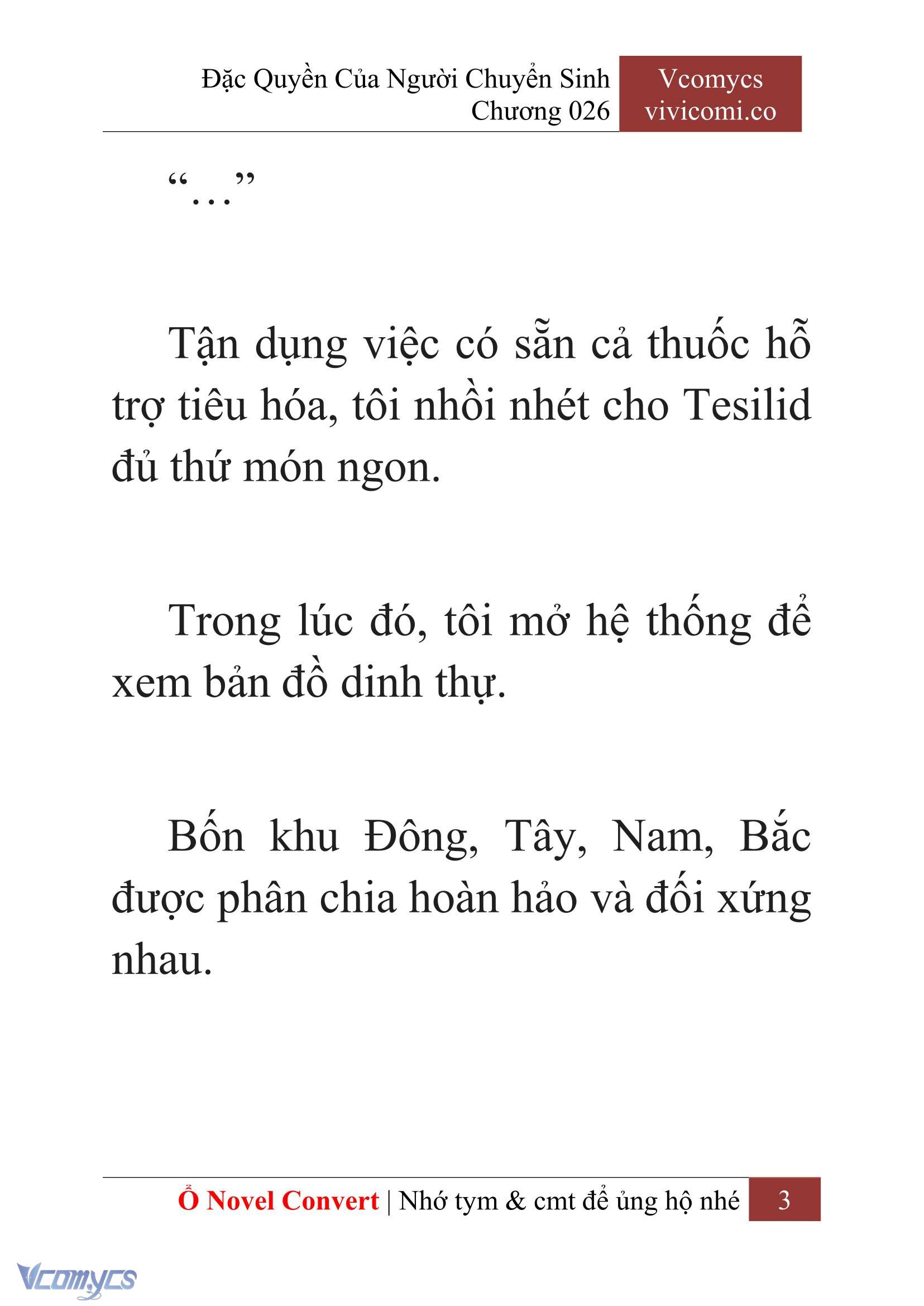 [Novel] Đặc Quyền Của Người Chuyển Sinh Chapter 26 - Trang 6