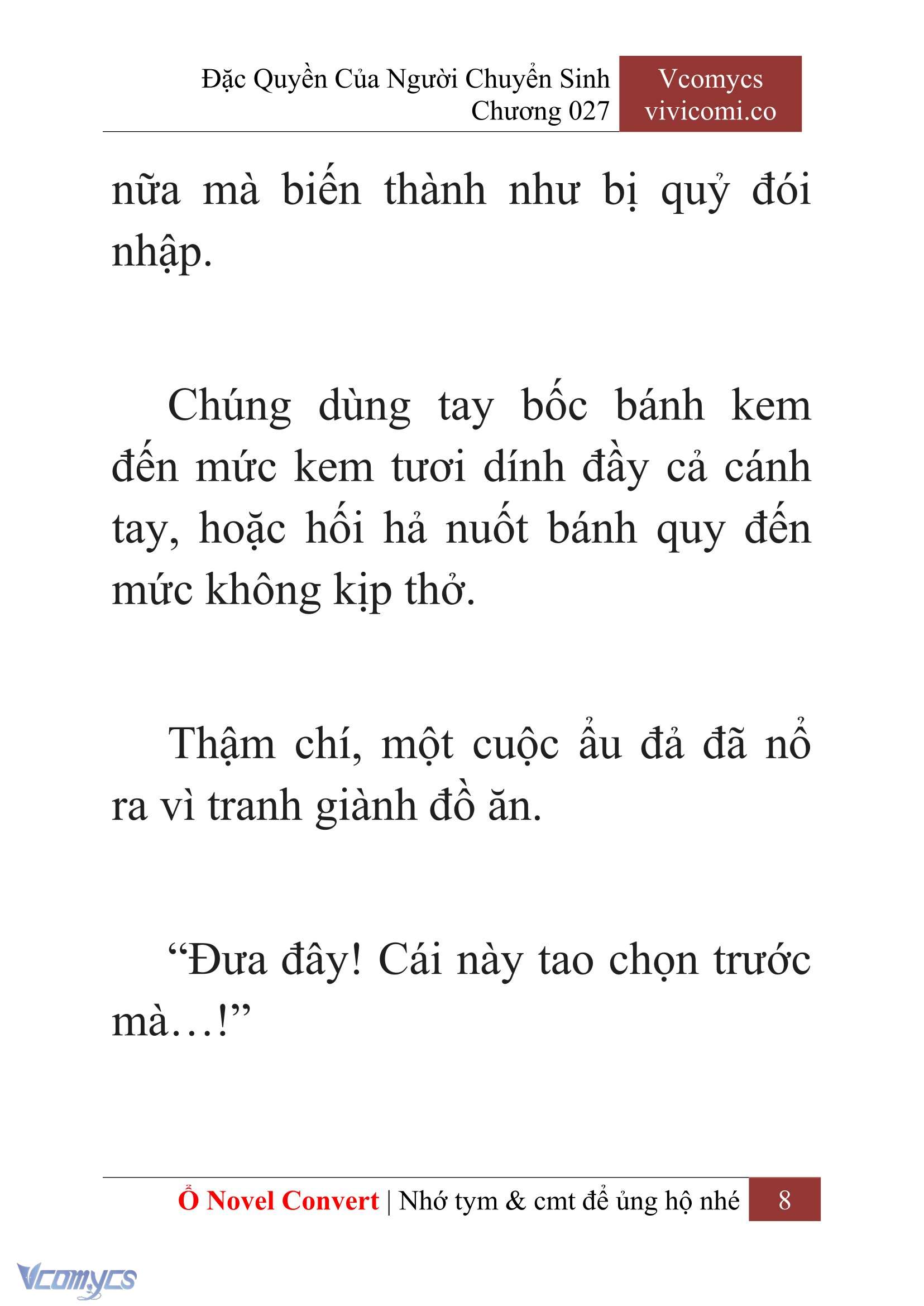 [Novel] Đặc Quyền Của Người Chuyển Sinh Chapter 27 - Trang 11