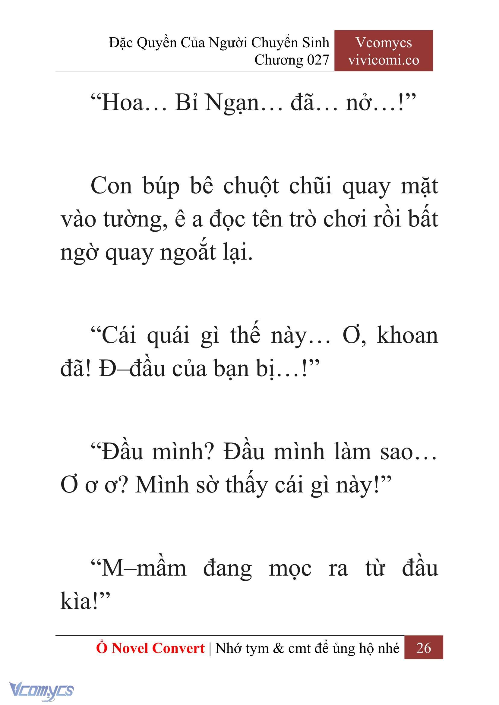 [Novel] Đặc Quyền Của Người Chuyển Sinh Chapter 27 - Trang 29