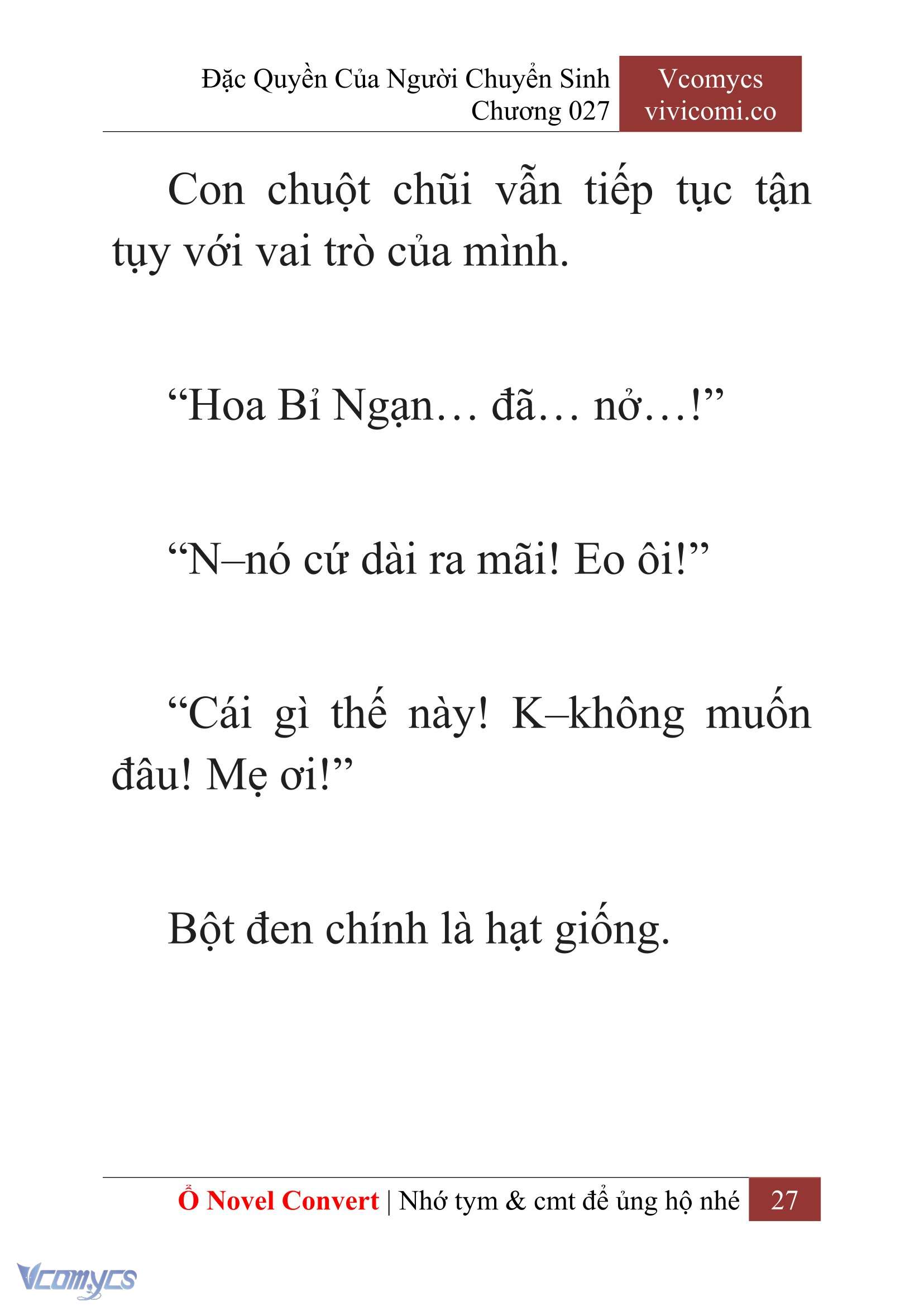 [Novel] Đặc Quyền Của Người Chuyển Sinh Chapter 27 - Trang 30