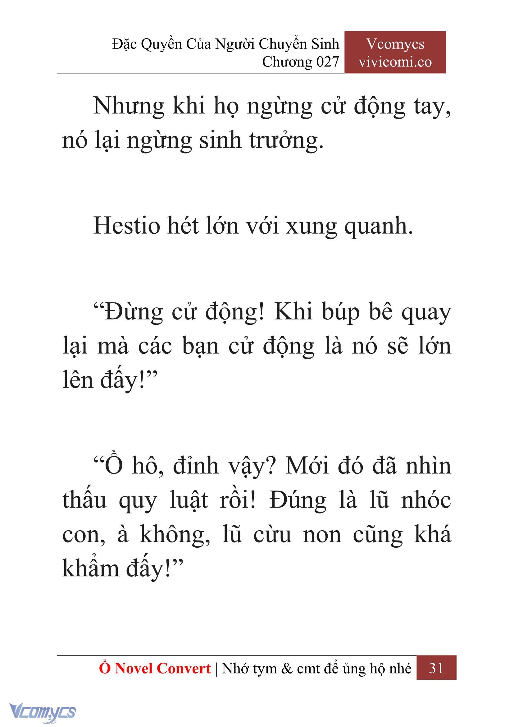 [Novel] Đặc Quyền Của Người Chuyển Sinh Chapter 27 - Trang 34