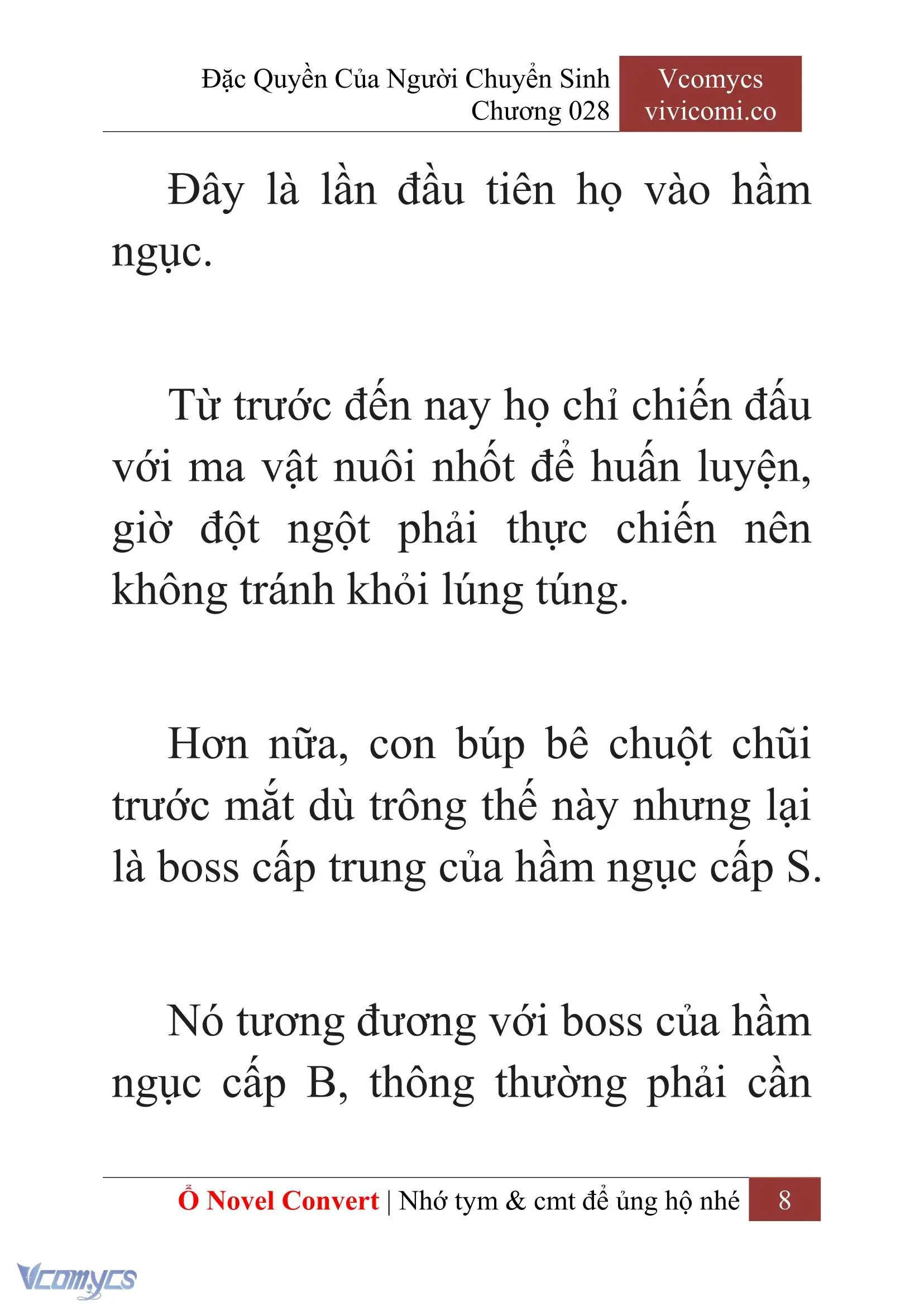 [Novel] Đặc Quyền Của Người Chuyển Sinh Chapter 28 - Trang 11