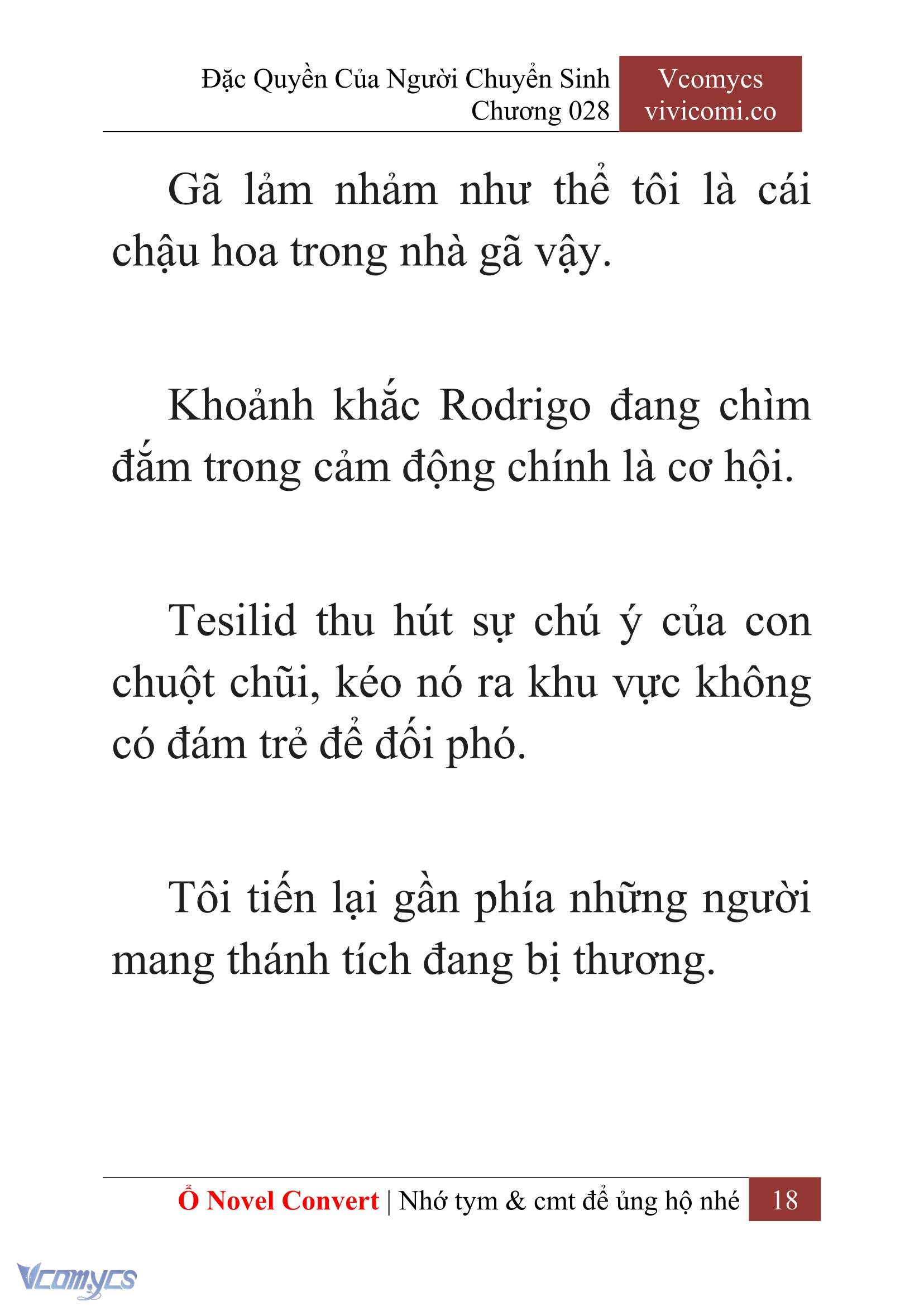 [Novel] Đặc Quyền Của Người Chuyển Sinh Chapter 28 - Trang 20