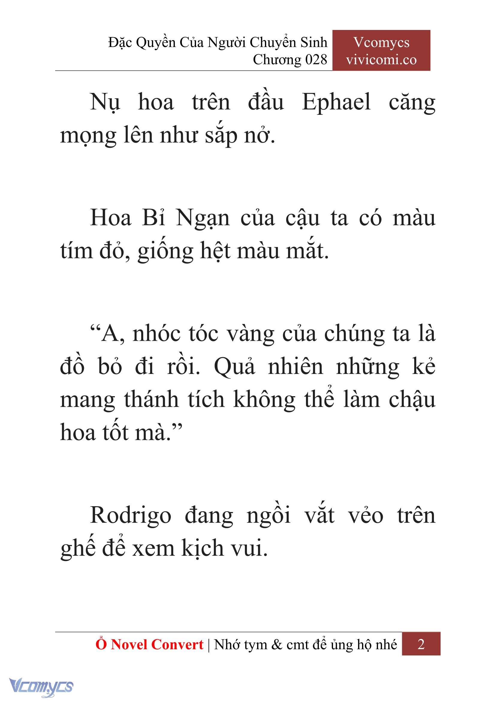 [Novel] Đặc Quyền Của Người Chuyển Sinh Chapter 28 - Trang 5