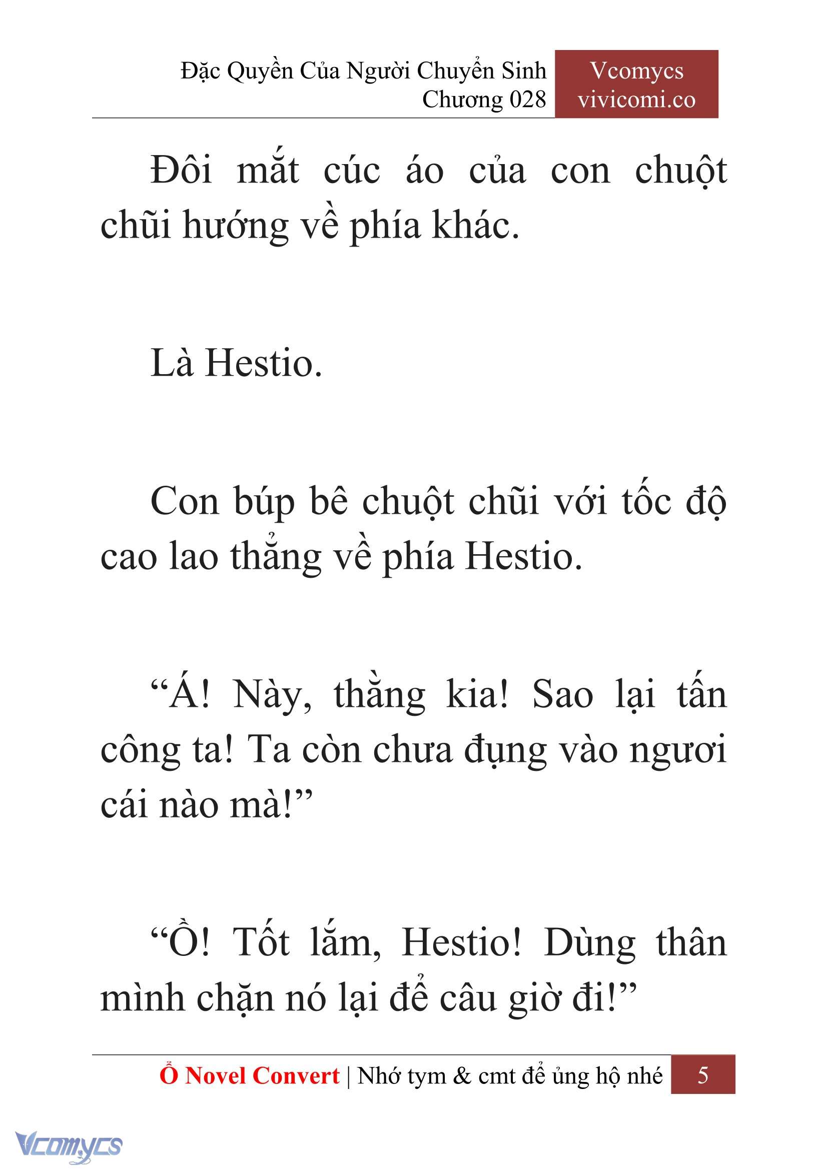 [Novel] Đặc Quyền Của Người Chuyển Sinh Chapter 28 - Trang 8