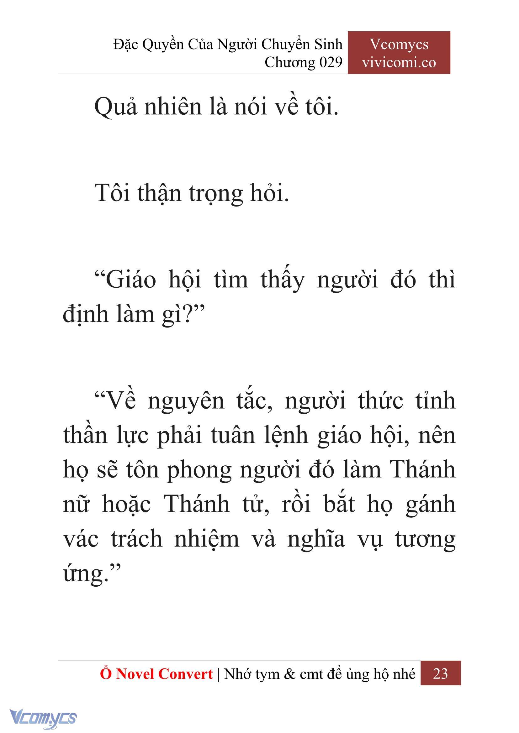 [Novel] Đặc Quyền Của Người Chuyển Sinh Chapter 29 - Trang 26