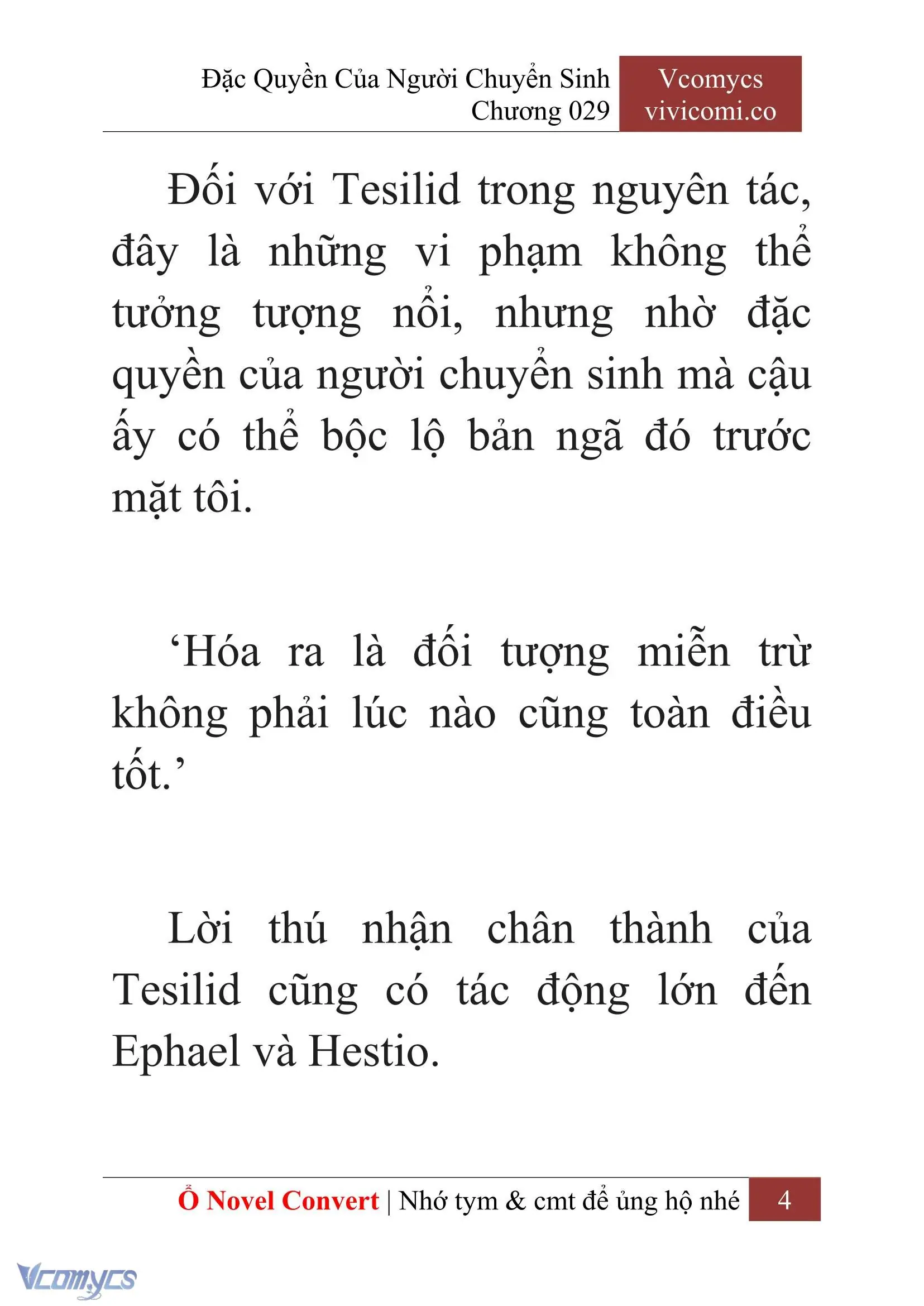 [Novel] Đặc Quyền Của Người Chuyển Sinh Chapter 29 - Trang 7