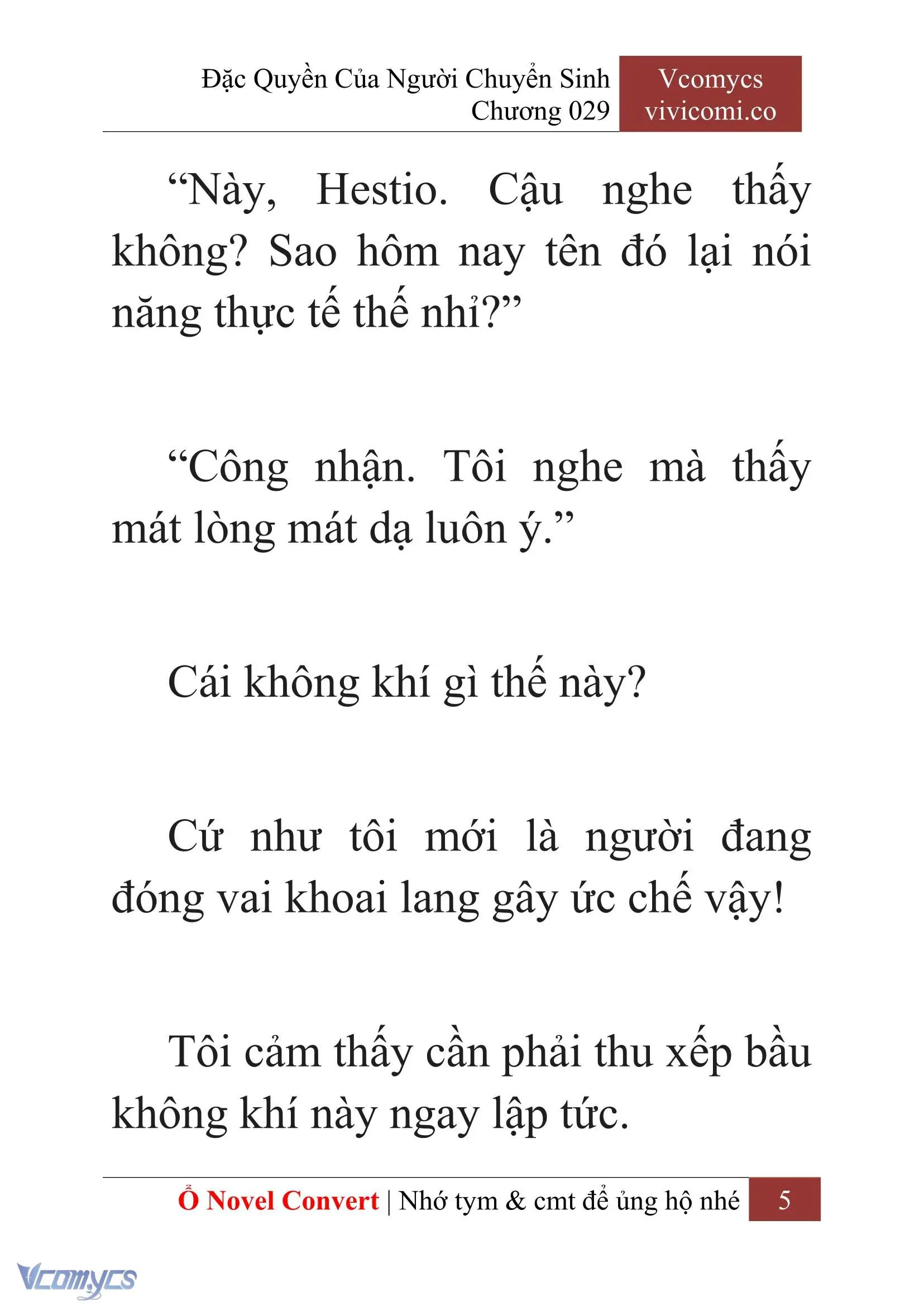 [Novel] Đặc Quyền Của Người Chuyển Sinh Chapter 29 - Trang 8