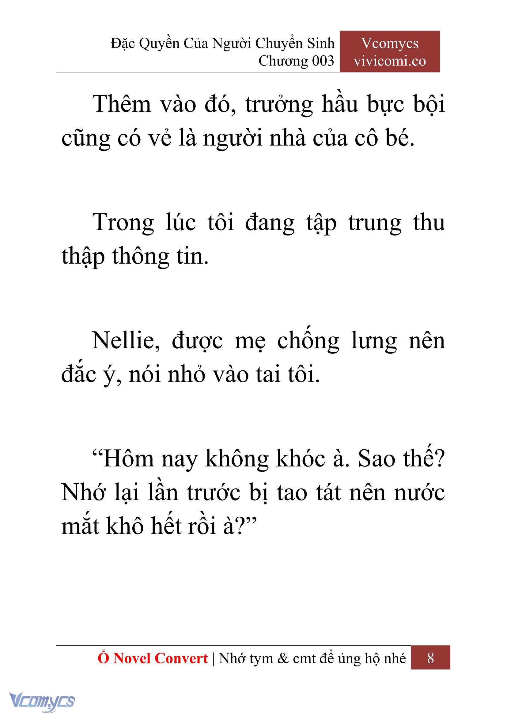 [Novel] Đặc Quyền Của Người Chuyển Sinh Chapter 3 - Trang 11