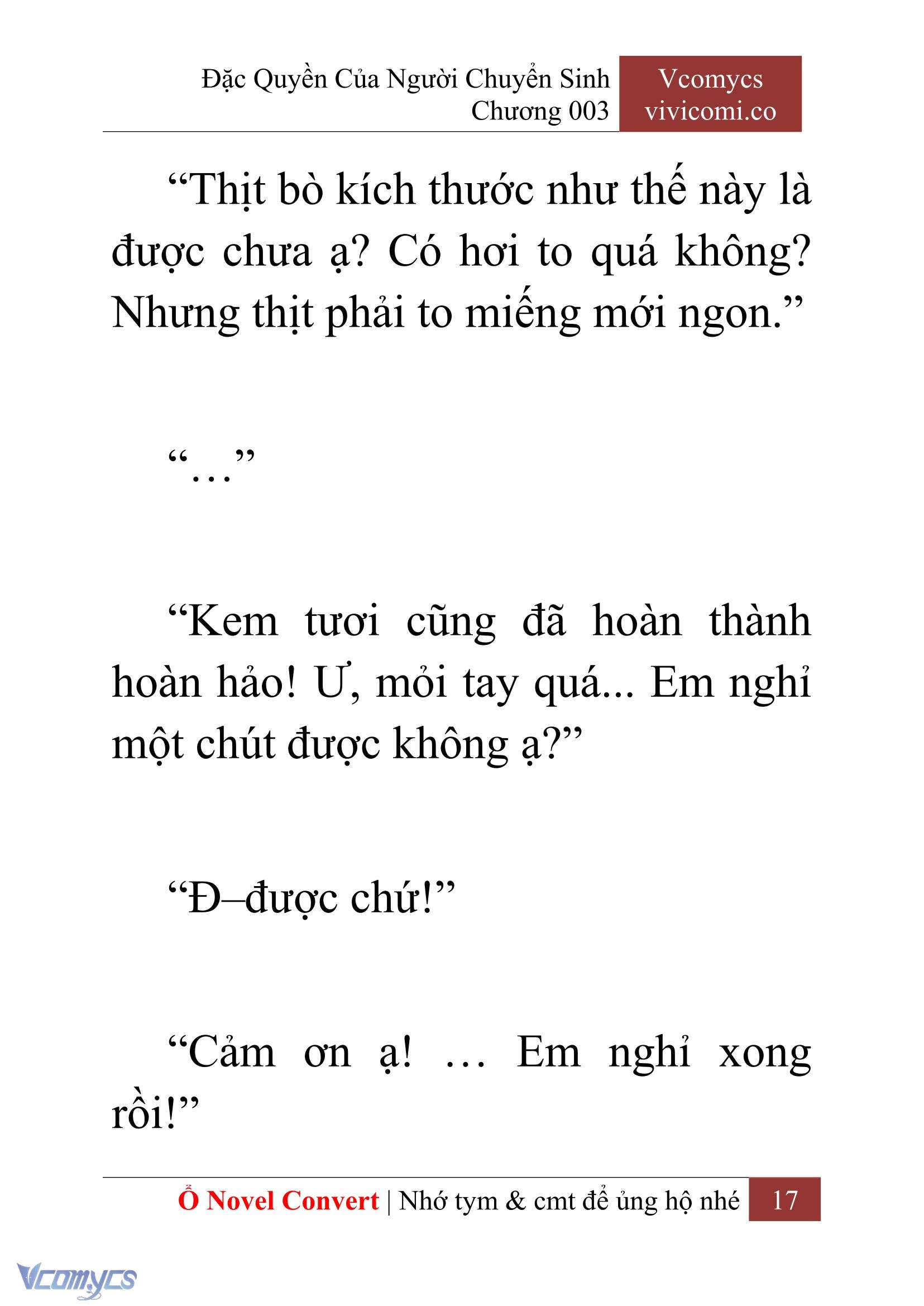 [Novel] Đặc Quyền Của Người Chuyển Sinh Chapter 3 - Trang 20