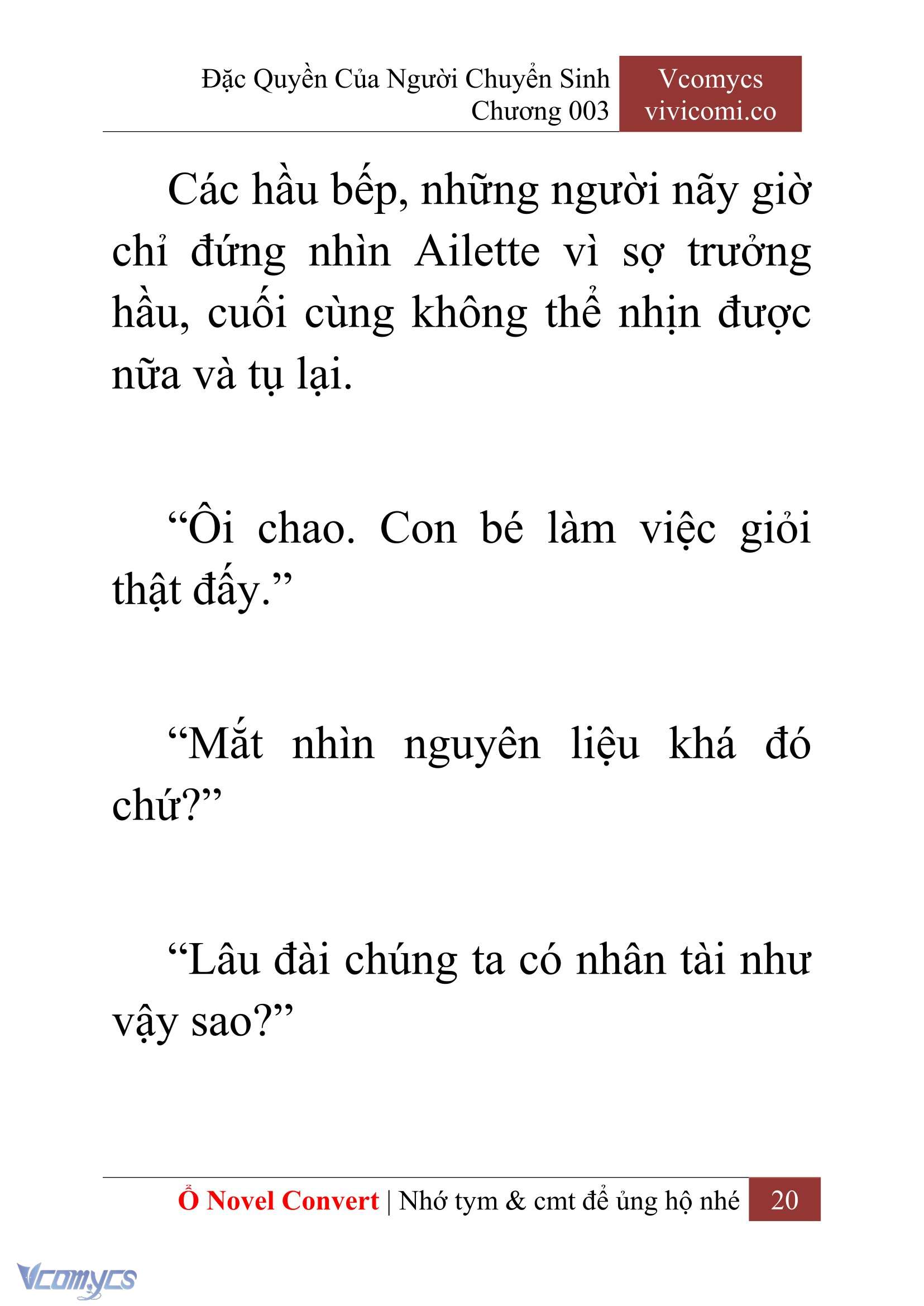 [Novel] Đặc Quyền Của Người Chuyển Sinh Chapter 3 - Trang 23
