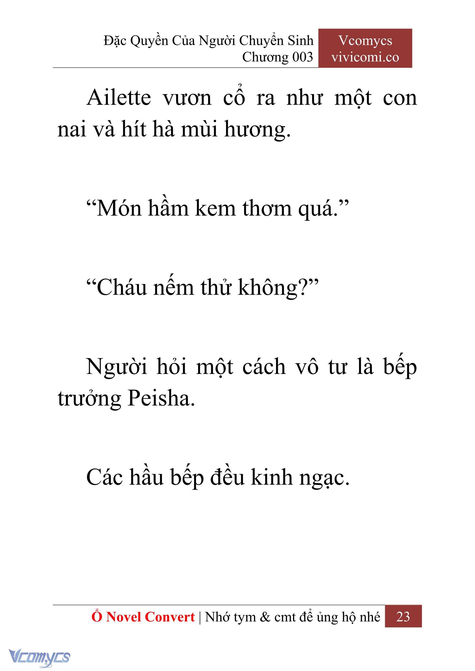 [Novel] Đặc Quyền Của Người Chuyển Sinh Chapter 3 - Trang 26