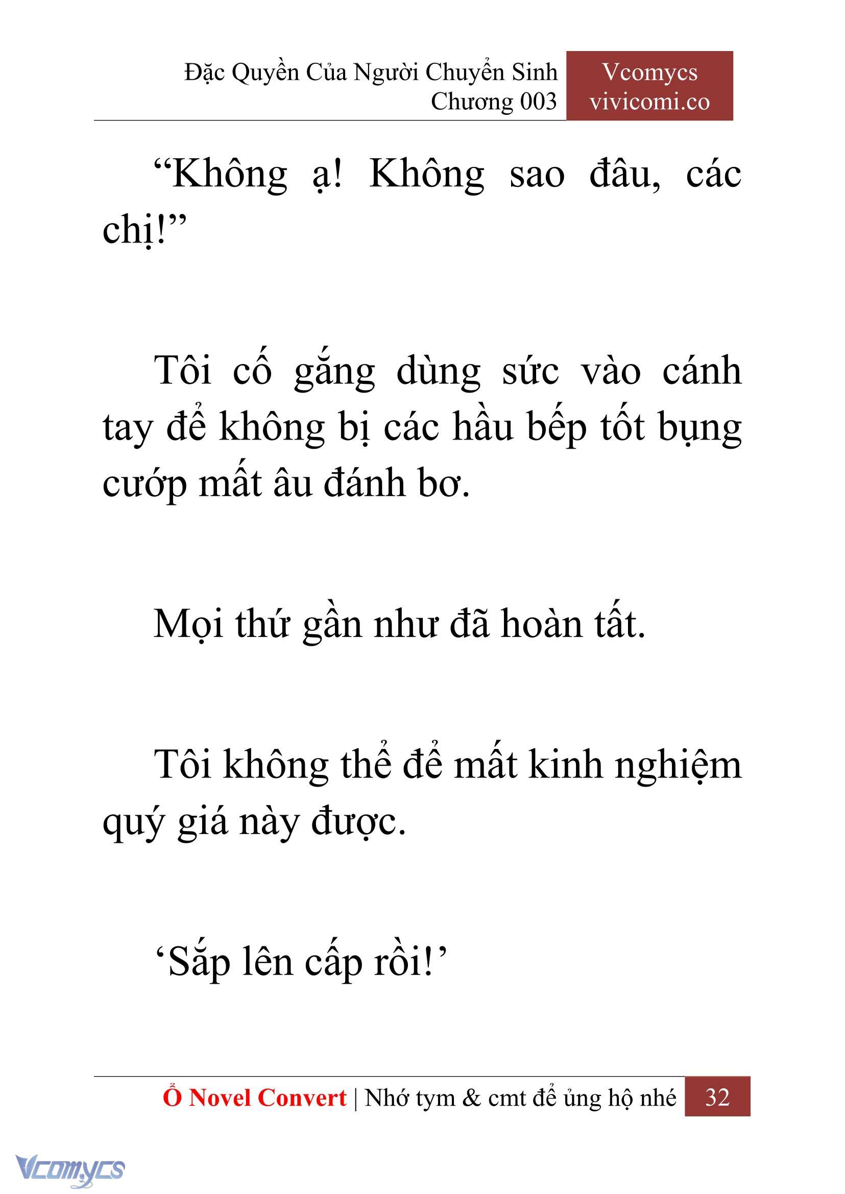 [Novel] Đặc Quyền Của Người Chuyển Sinh Chapter 3 - Trang 34