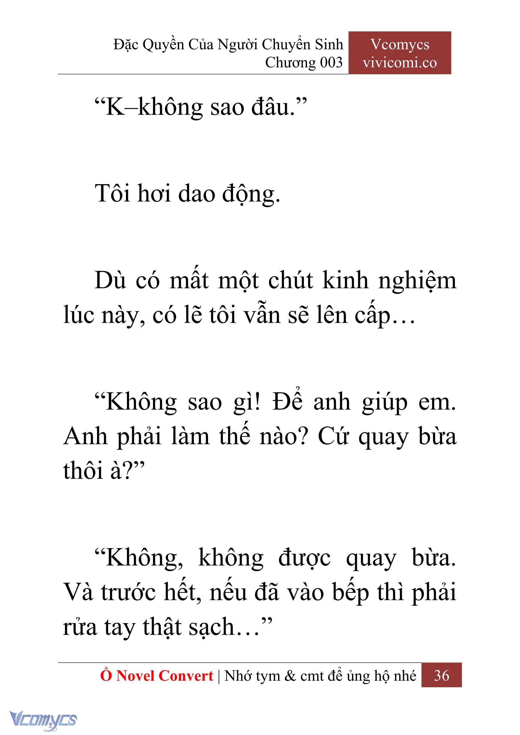 [Novel] Đặc Quyền Của Người Chuyển Sinh Chapter 3 - Trang 38