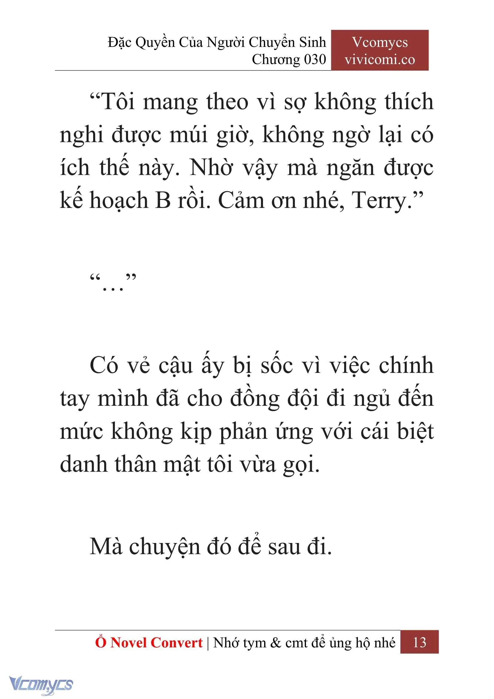 [Novel] Đặc Quyền Của Người Chuyển Sinh Chapter 30 - Trang 16