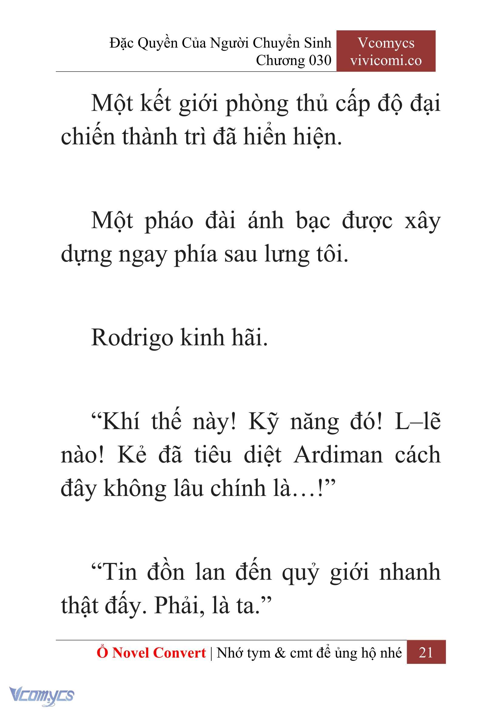 [Novel] Đặc Quyền Của Người Chuyển Sinh Chapter 30 - Trang 24