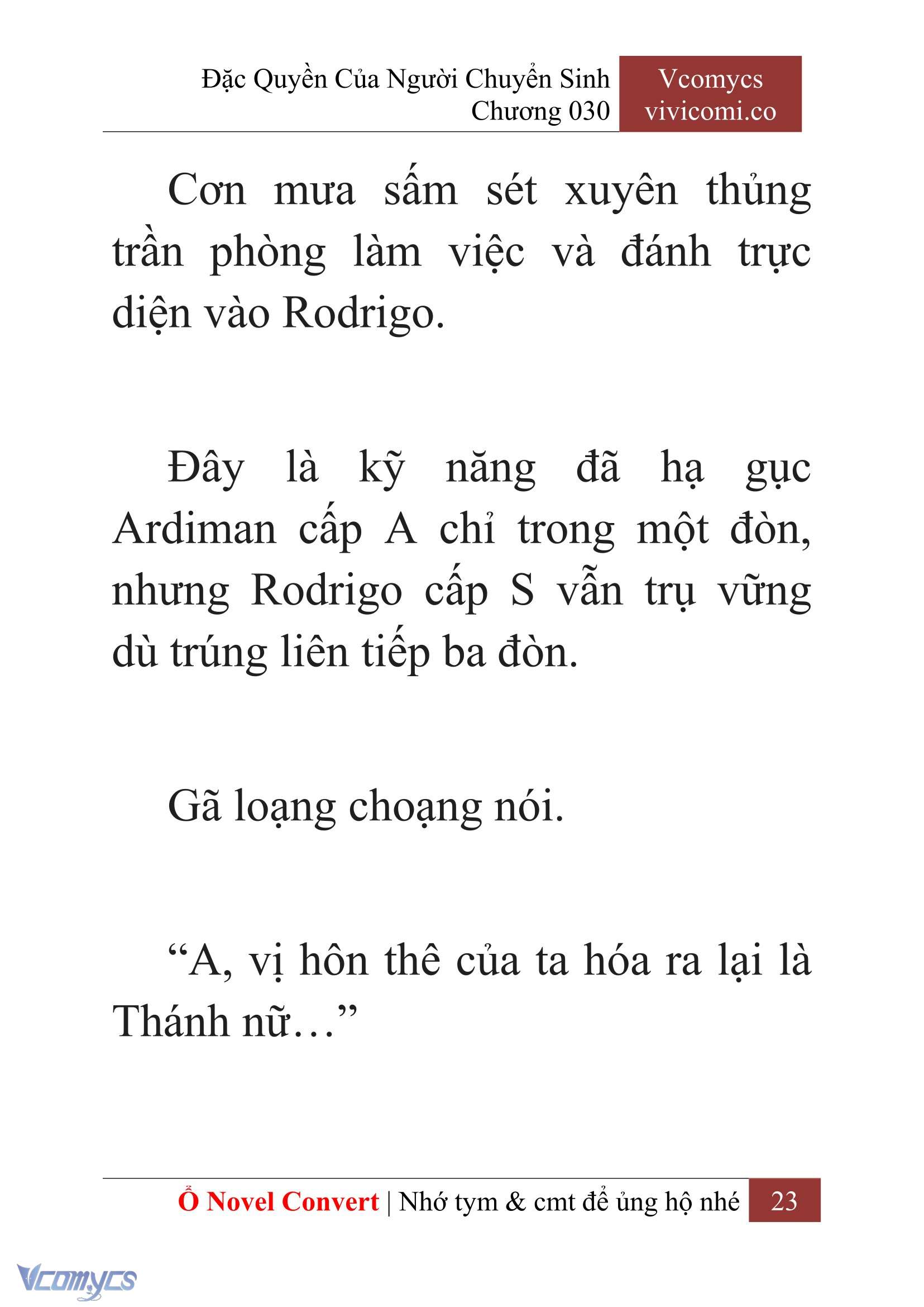 [Novel] Đặc Quyền Của Người Chuyển Sinh Chapter 30 - Trang 26
