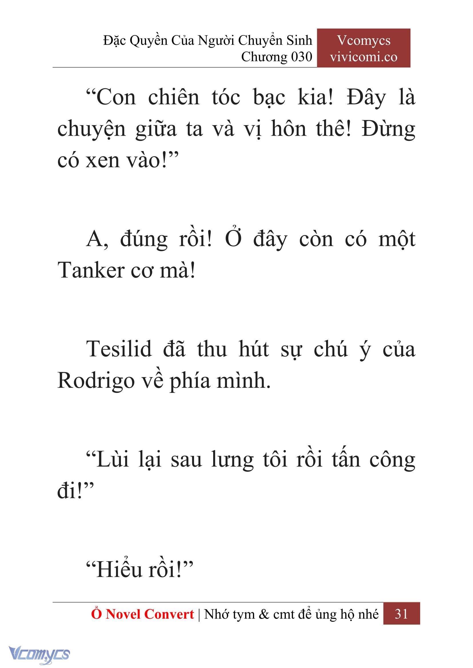 [Novel] Đặc Quyền Của Người Chuyển Sinh Chapter 30 - Trang 34