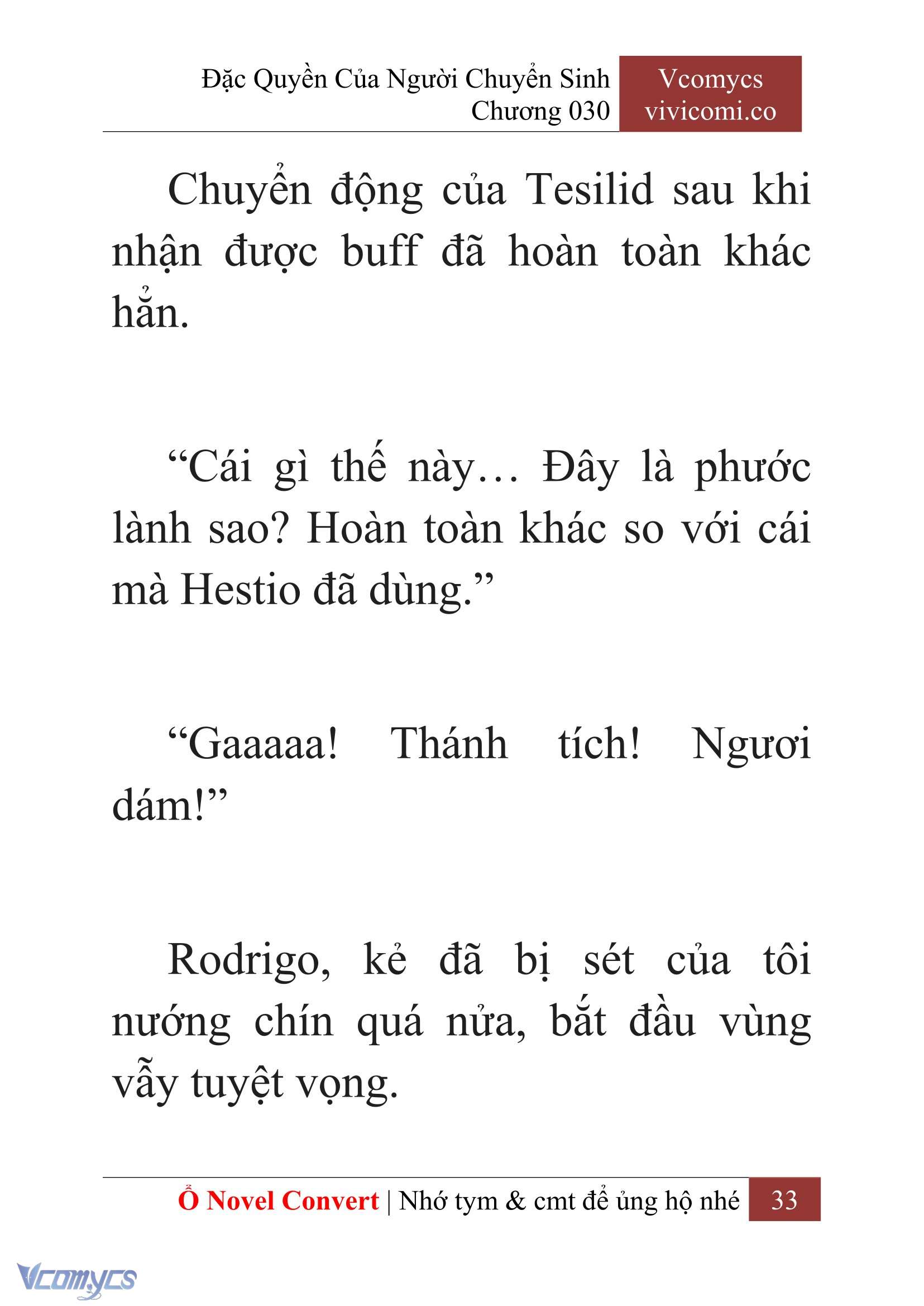 [Novel] Đặc Quyền Của Người Chuyển Sinh Chapter 30 - Trang 36