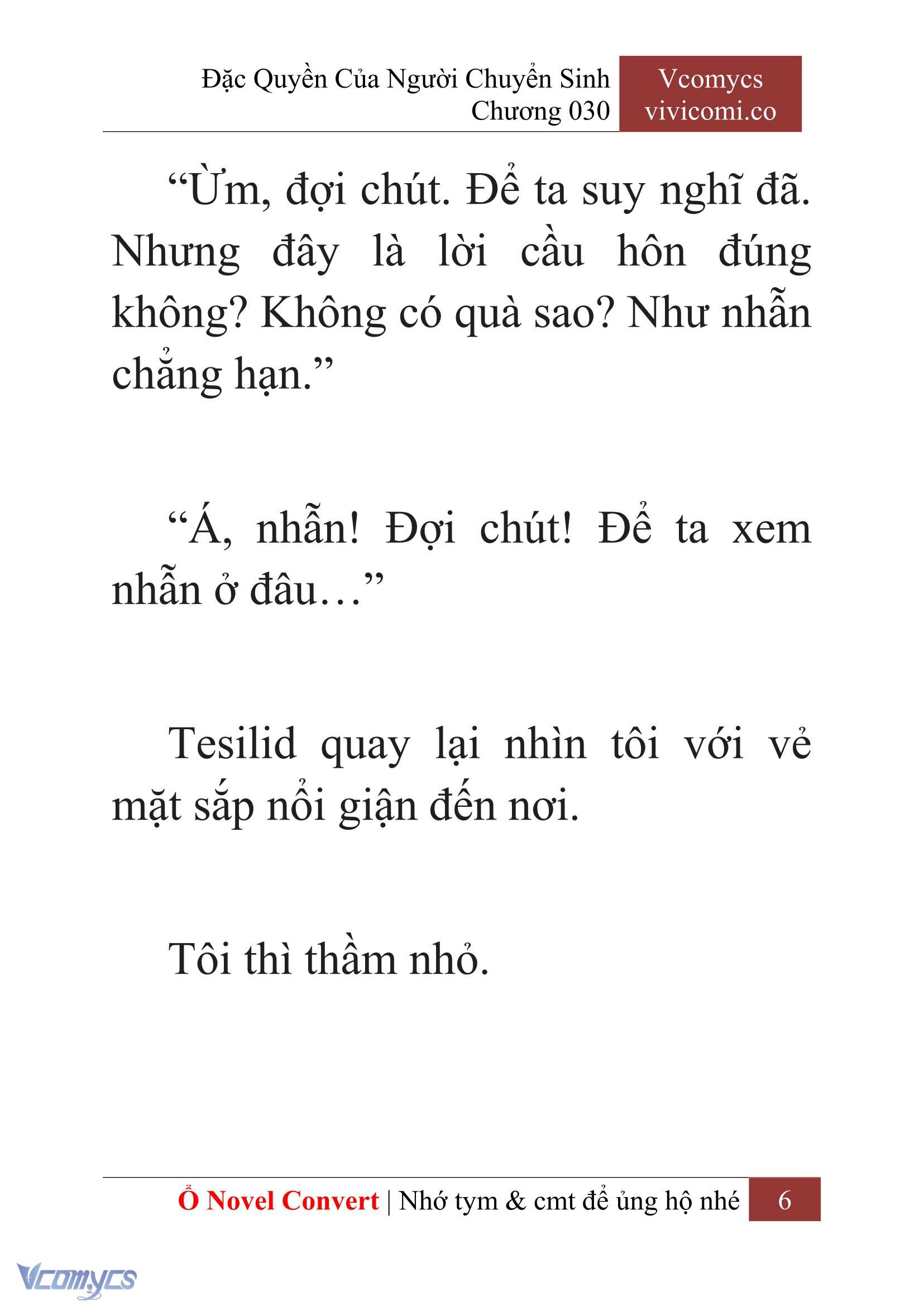 [Novel] Đặc Quyền Của Người Chuyển Sinh Chapter 30 - Trang 9