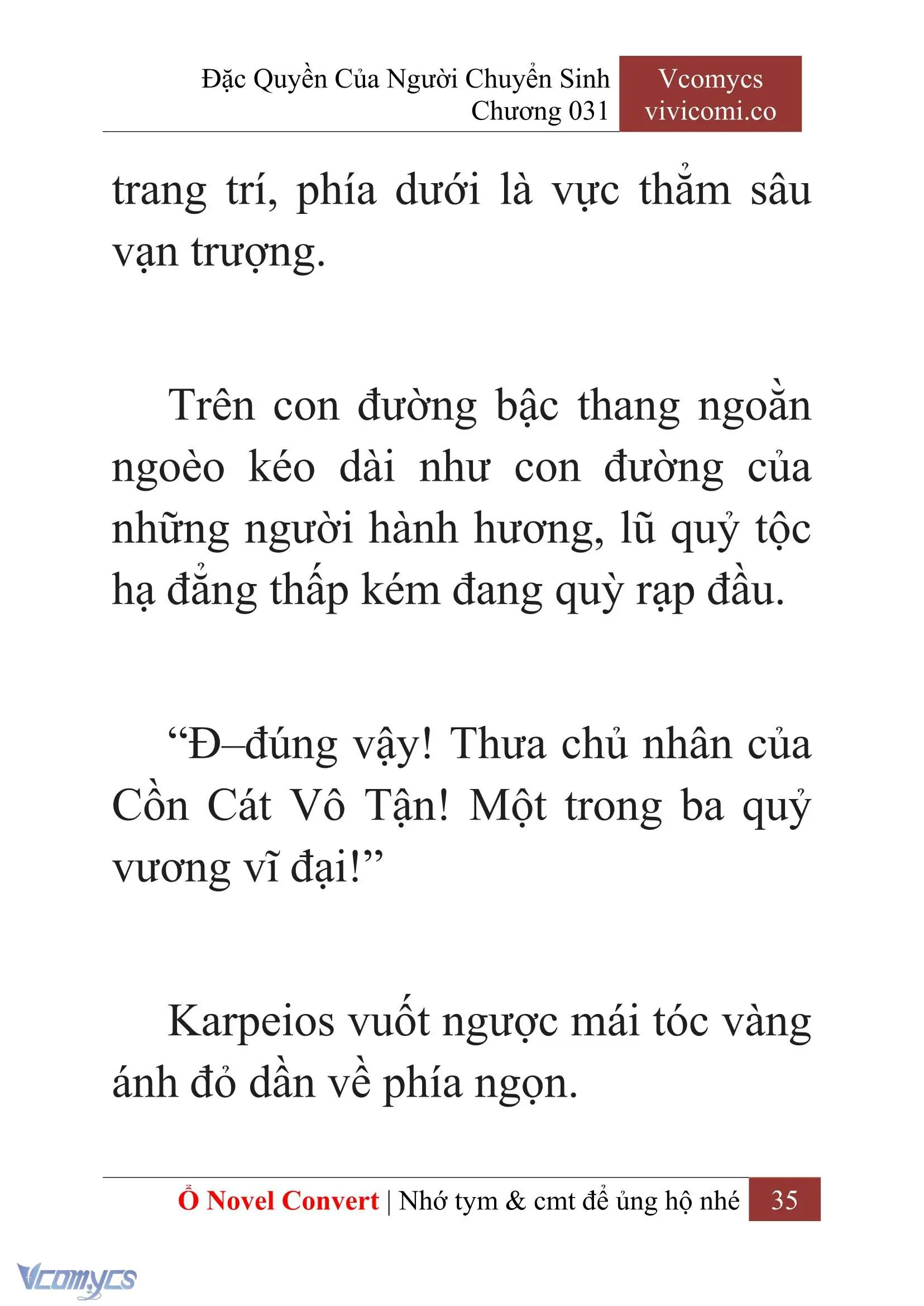 [Novel] Đặc Quyền Của Người Chuyển Sinh Chapter 31 - Trang 37