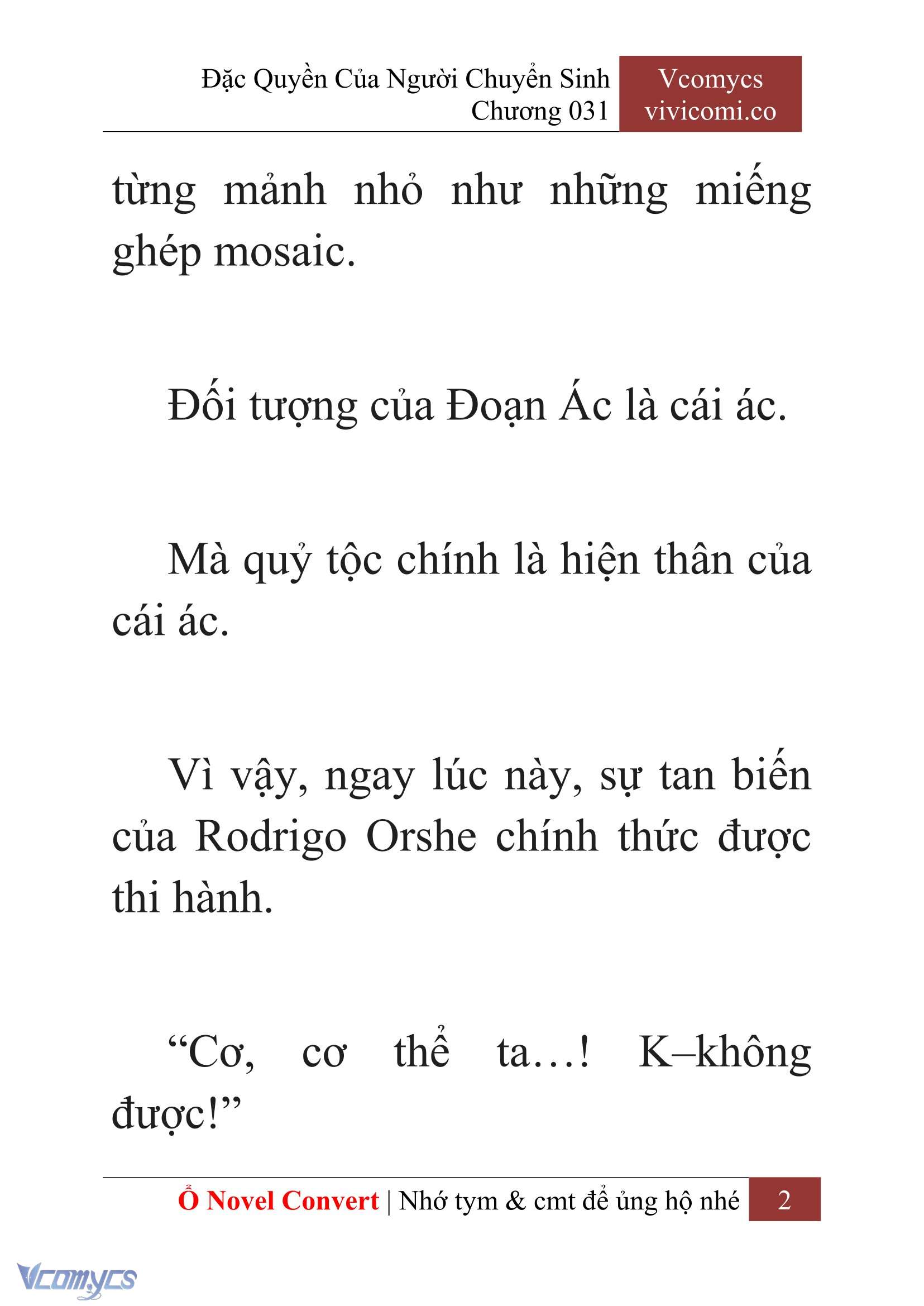 [Novel] Đặc Quyền Của Người Chuyển Sinh Chapter 31 - Trang 5
