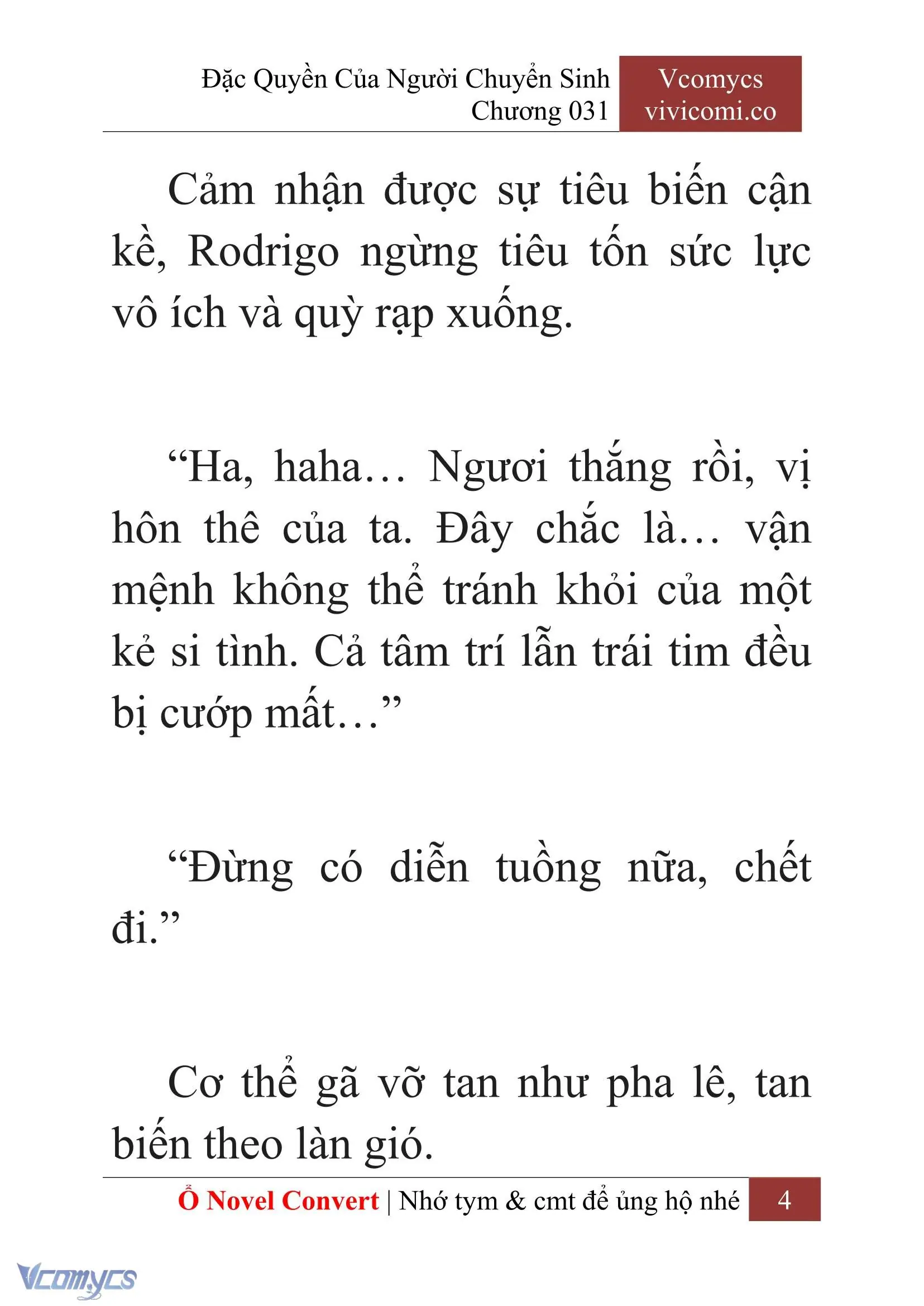 [Novel] Đặc Quyền Của Người Chuyển Sinh Chapter 31 - Trang 7