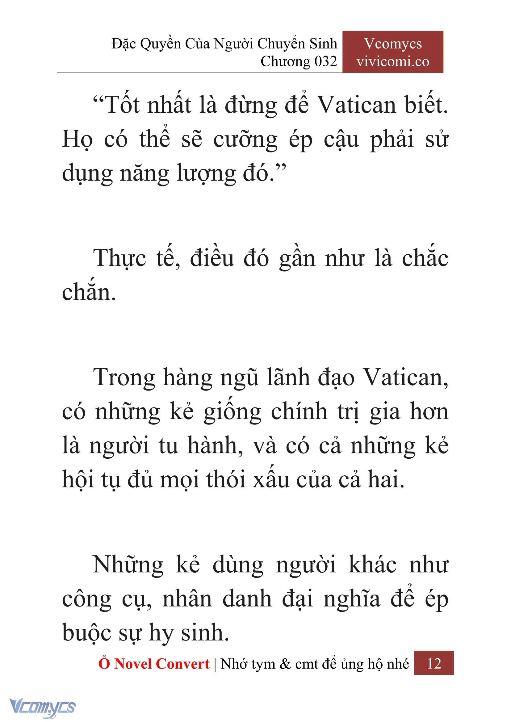 [Novel] Đặc Quyền Của Người Chuyển Sinh Chapter 32 - Trang 15