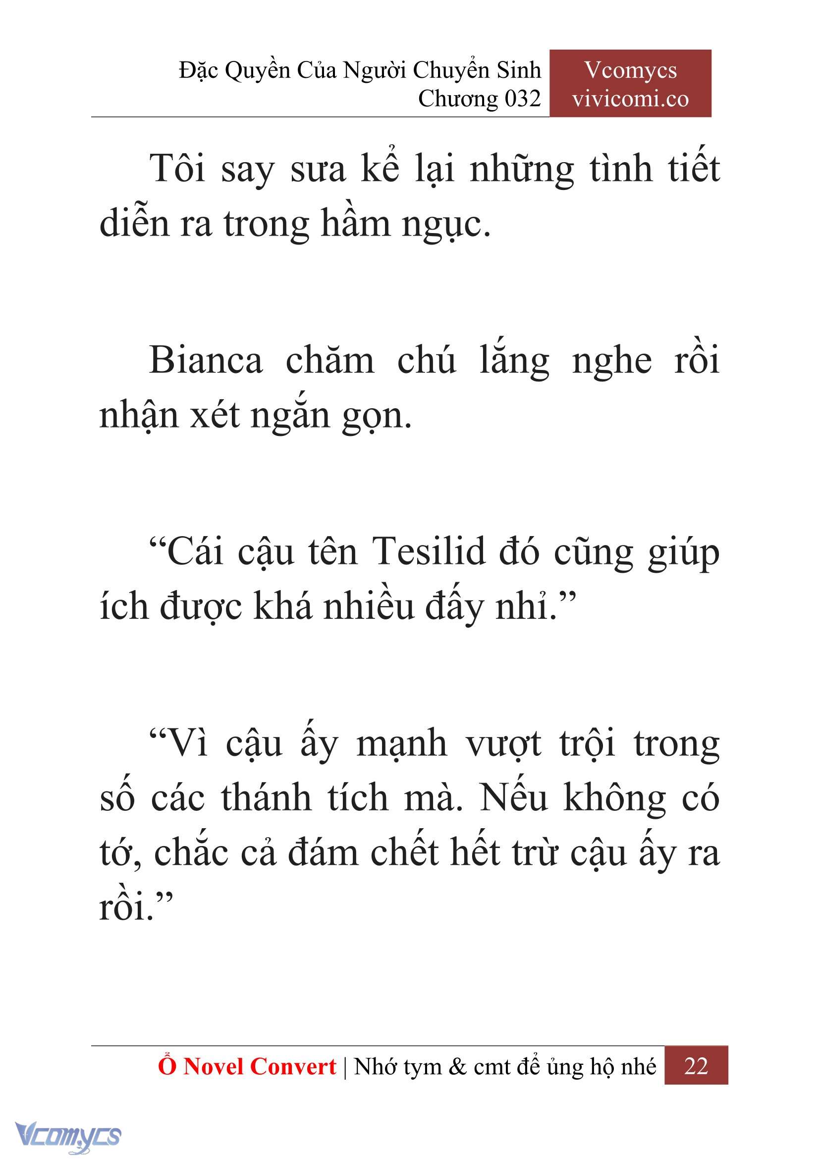 [Novel] Đặc Quyền Của Người Chuyển Sinh Chapter 32 - Trang 25