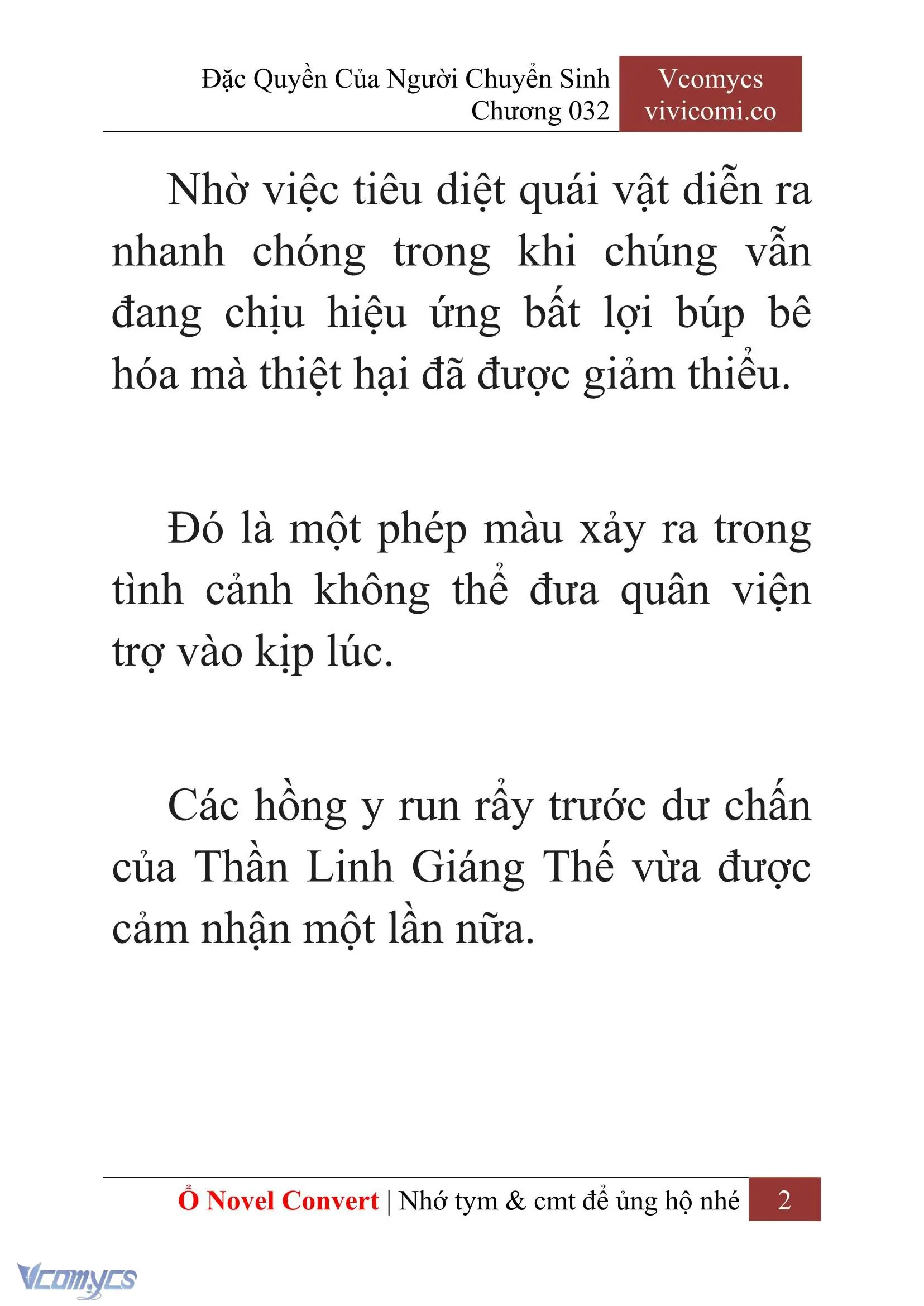 [Novel] Đặc Quyền Của Người Chuyển Sinh Chapter 32 - Trang 5