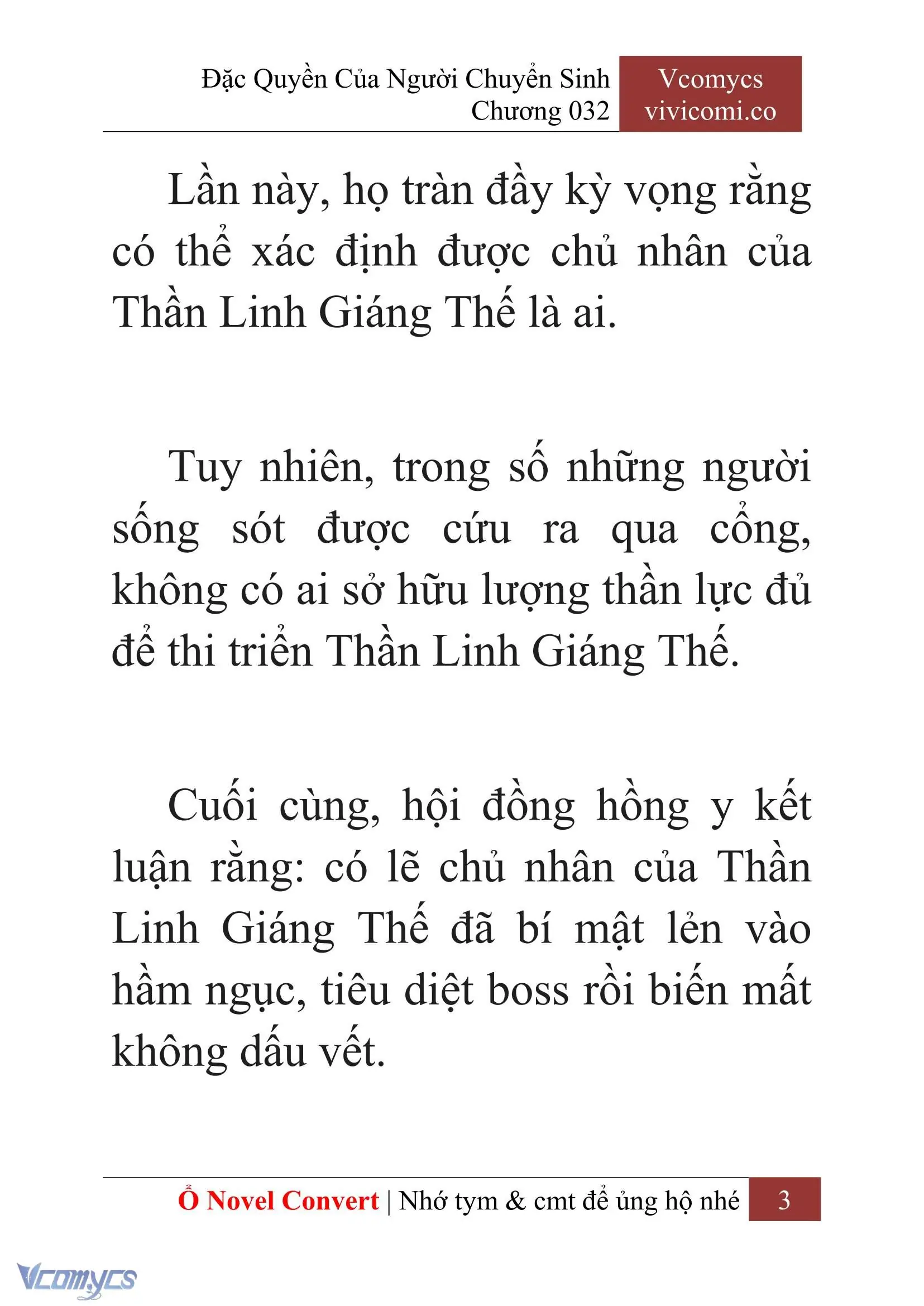 [Novel] Đặc Quyền Của Người Chuyển Sinh Chapter 32 - Trang 6