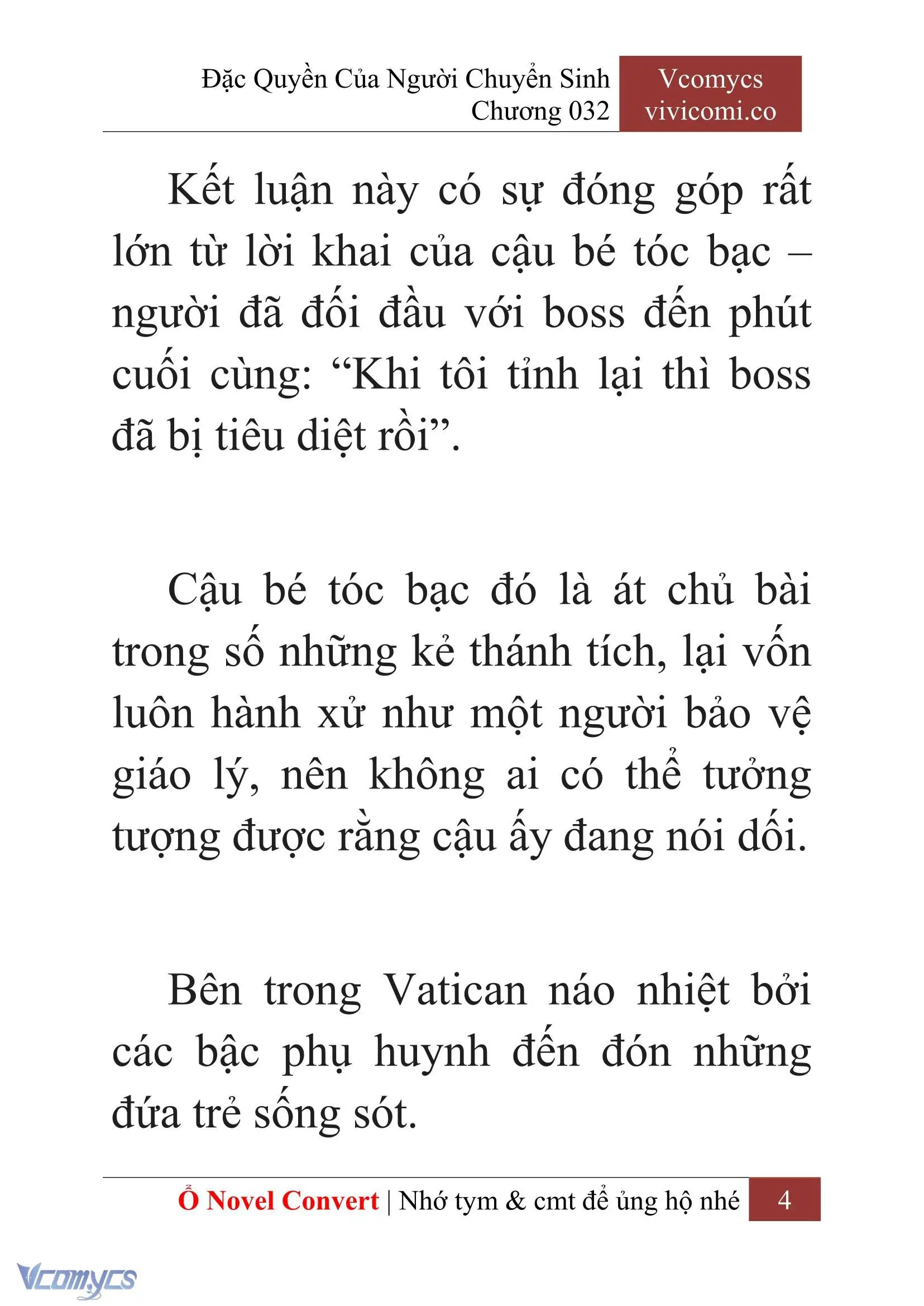 [Novel] Đặc Quyền Của Người Chuyển Sinh Chapter 32 - Trang 7